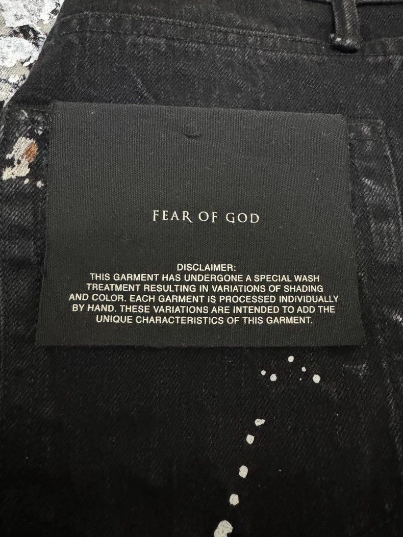 Fear of God Fear of God Season 5 Splash Black Bull Size US 32 / EU 48 - 5 Thumbnail