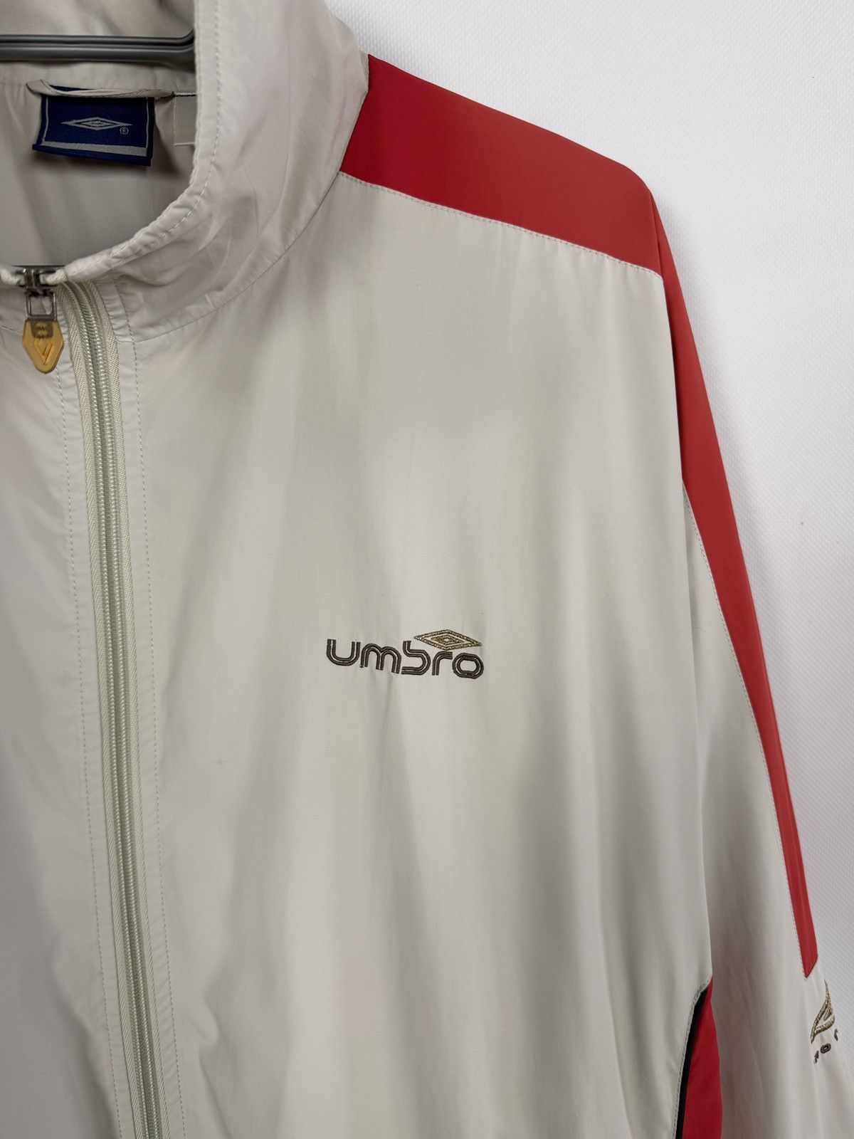 Umbro UMBRO Pro Training Vintage 90s Track Jacket Big Logo XL Size US XL / EU 56 / 4 - 7 Thumbnail