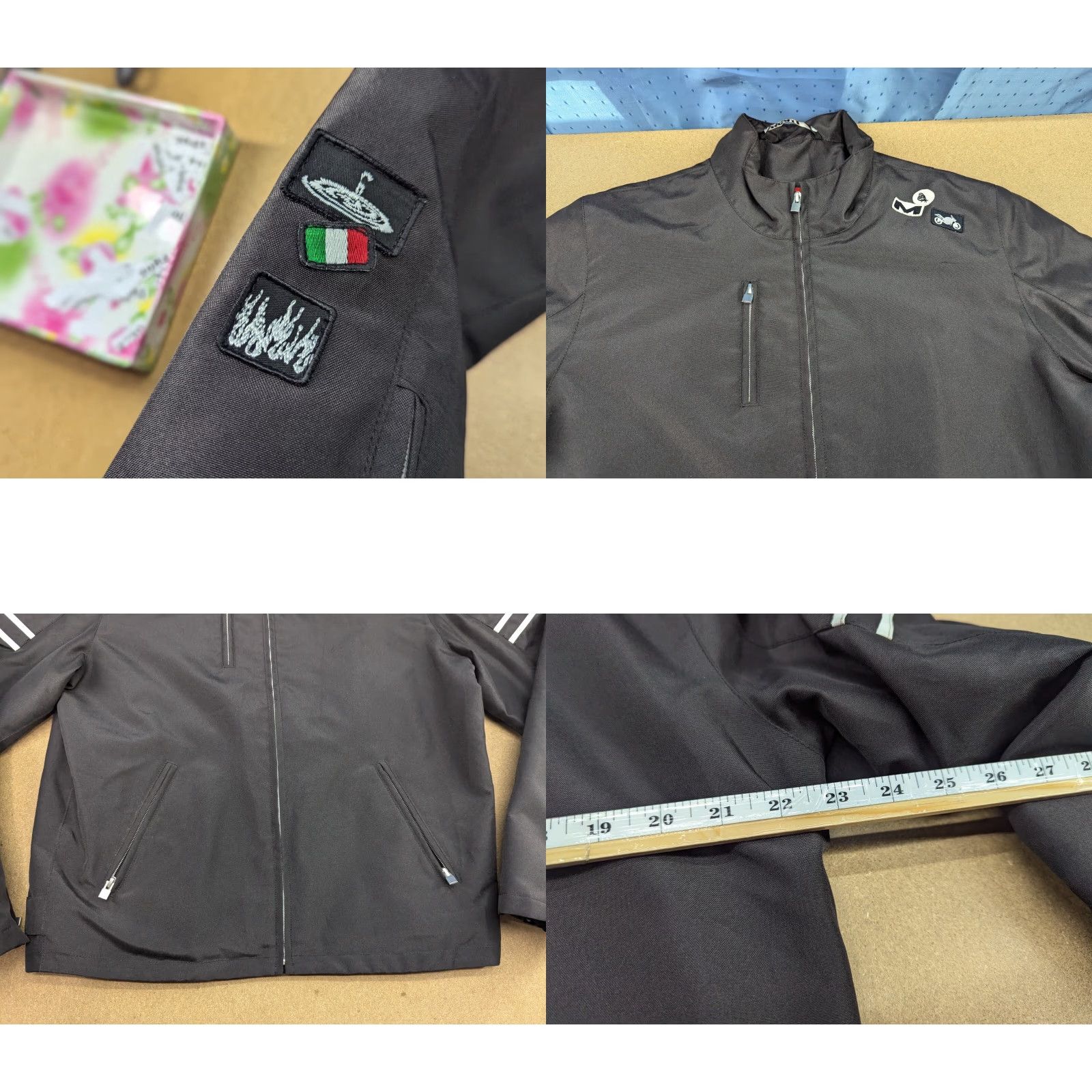 Vintage DUCATI Mens Motorcycle Jacket Black Full Zip Size M Size US M / EU 48-50 / 2 - 8 Thumbnail