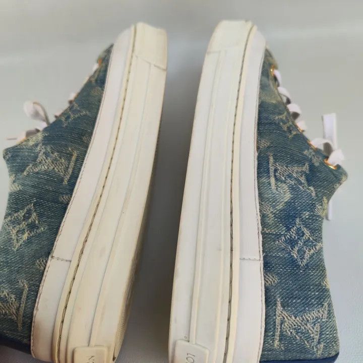 Louis Vuitton Louis Vuitton Stellar Denim Casual Sneakers -2508 Size US 6 / IT 36 - 4 Thumbnail