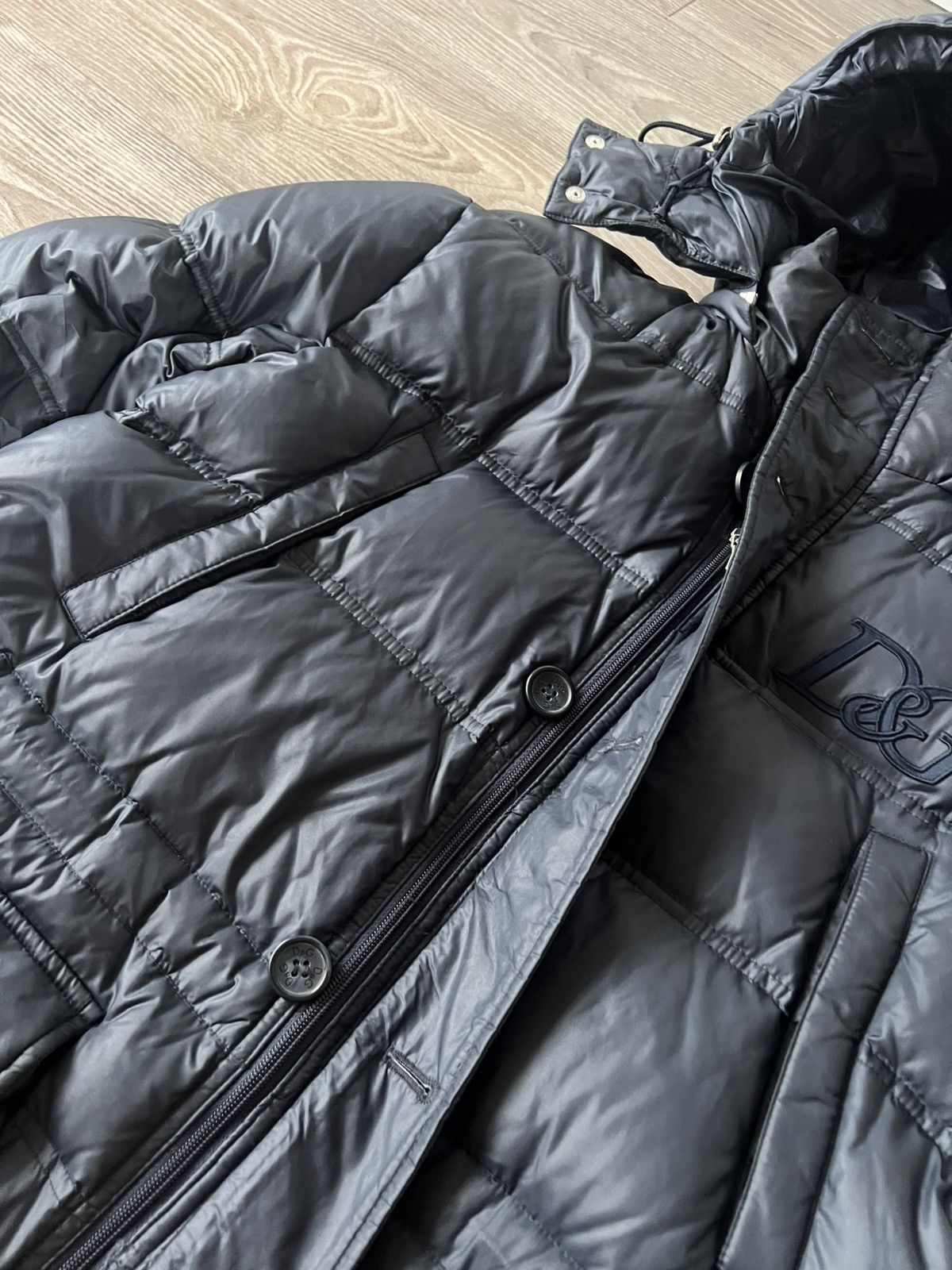 Dolce & Gabbana Rare Dolce & Gabbana Down Puffer Jacket Embroidered DG Hood Size US L / EU 52-54 / 3 - 11 Thumbnail