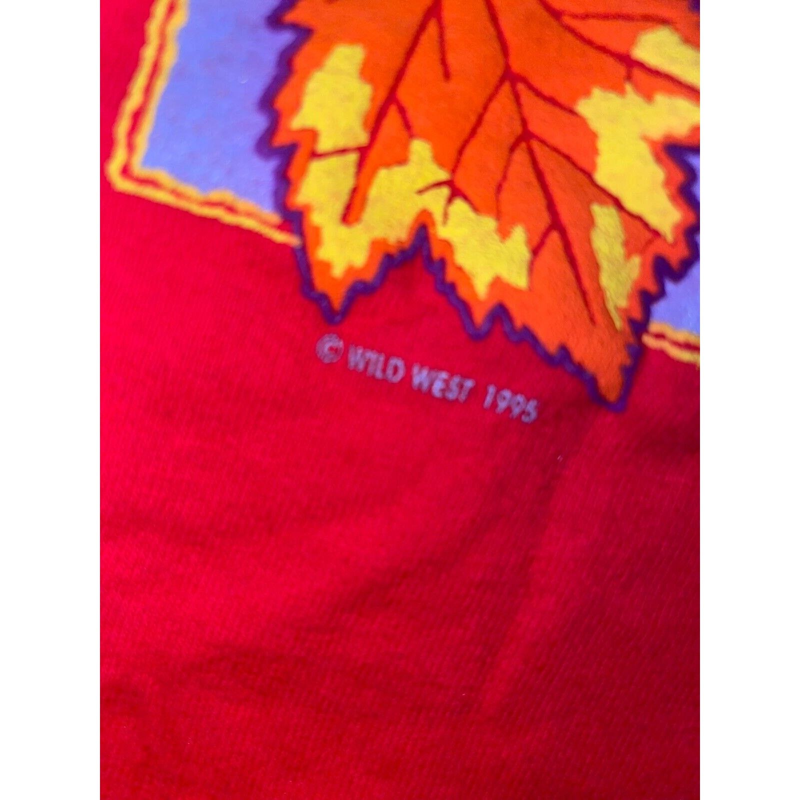 Vintage Vintage Pennsylvania Shirt Fall leaves Leaf Red Tee 90s L Size US L / EU 52-54 / 3 - 5 Thumbnail