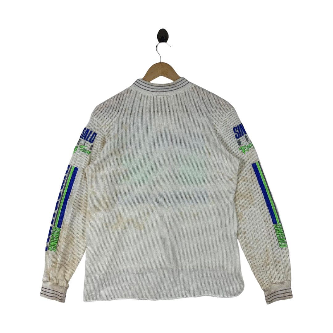 Vintage Vintage 90s Kawasaki Sinisalo Motocross Jersey Oakley BMX Size US L / EU 52-54 / 3 - 4 Thumbnail
