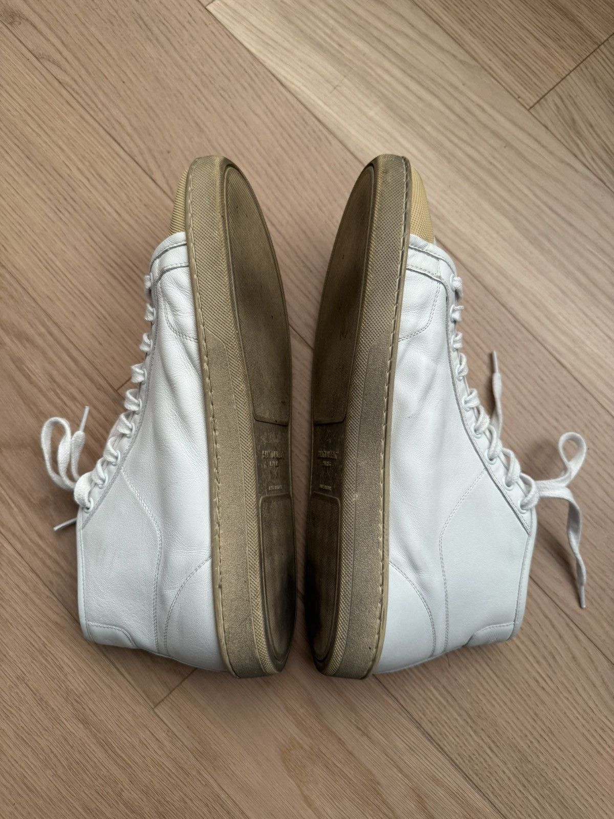 Saint Laurent Paris Saint Laurent Paris Mid Top Sneaker in White Size US 10 / EU 43 - 4 Thumbnail