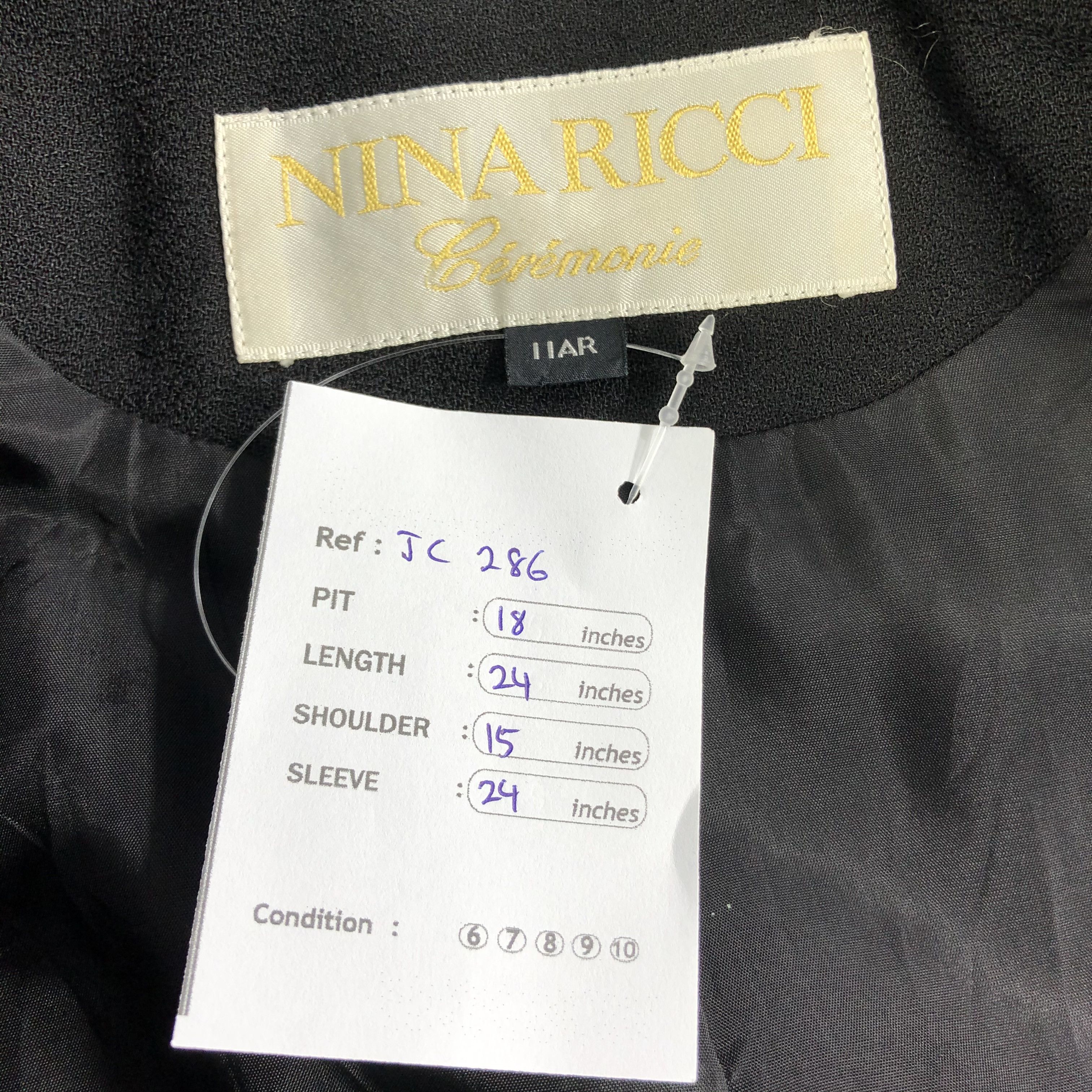 Nina Ricci Nina Ricci Suit Blazer Jacket JC286 Size S / US 4 / IT 40 - 7 Thumbnail
