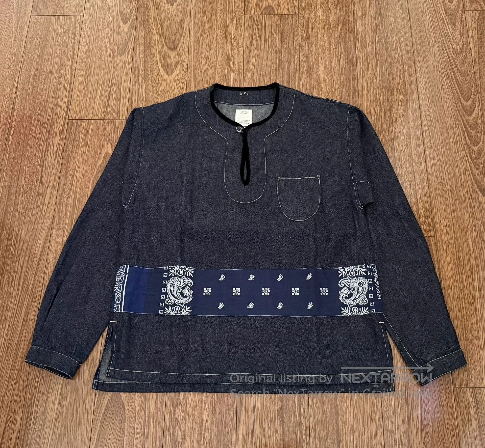 Visvim VISVIM 18AW SS BORDER TUNIC P.O.. Size US S / EU 44-46 / 1 - 1 Thumbnail