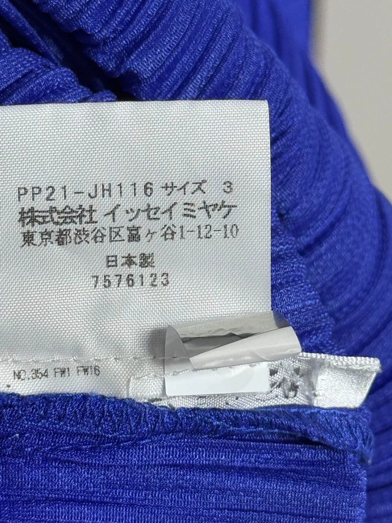 Issey Miyake issey miyake size:3 Blue dress with puffed sleeves Size XXS / US 00 / IT 34 - 4 Thumbnail