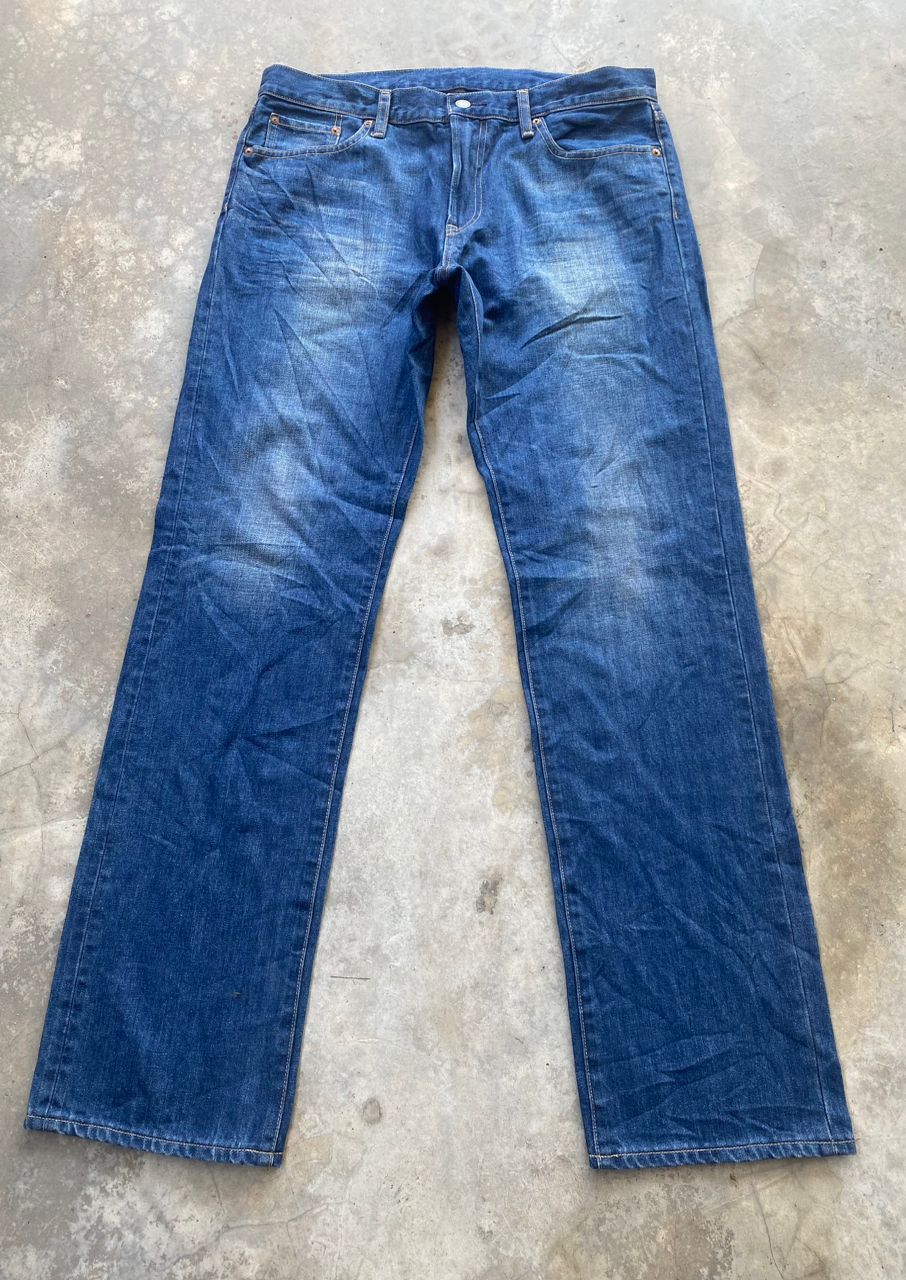 Japanese Brand 💥BEST OFFER💥VINTAGE UNIQLO JEANS FLARE DENIM Size US 36 / EU 52 - 1 Thumbnail