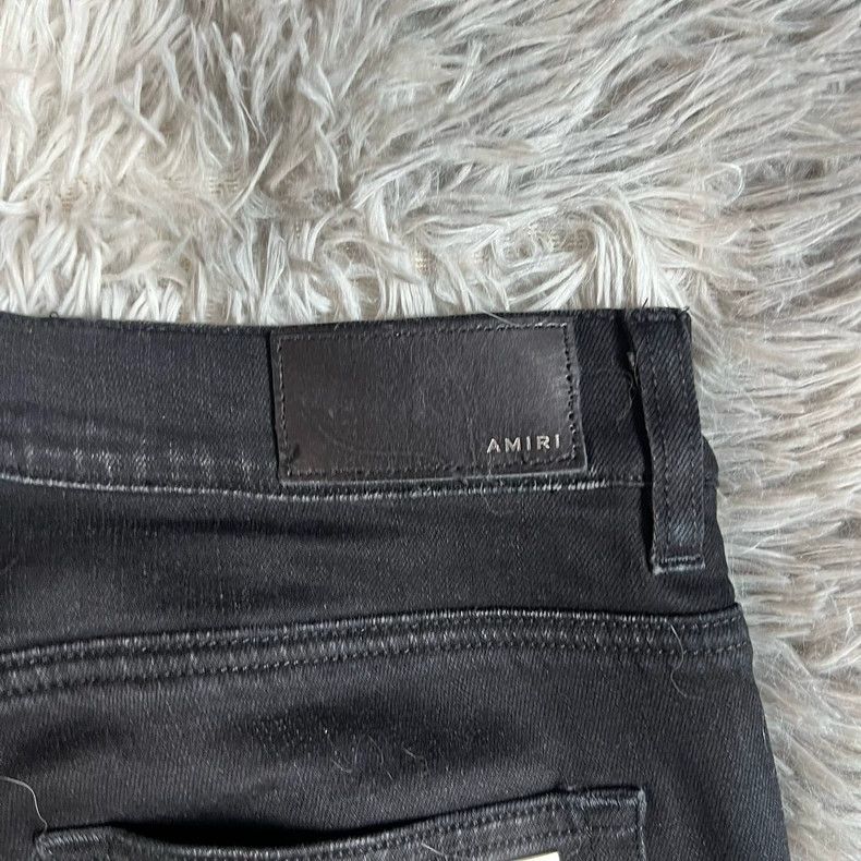 Amiri AmiriMx2 cashew flower washed black jeans 2503-Nextarrow Size US 32 / EU 48 - 4 Thumbnail