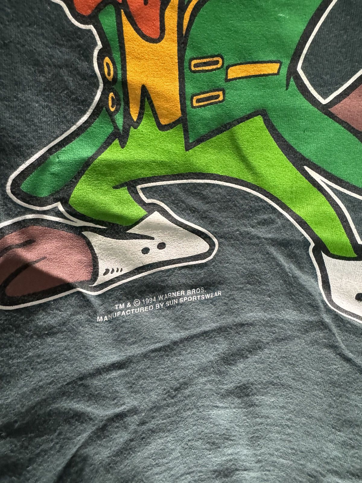 Vintage × Warner Bros Vintage 1994 St. Patricks Day Tazmanian Devil Irish Shirt Size US XL / EU 56 / 4 - 3 Thumbnail