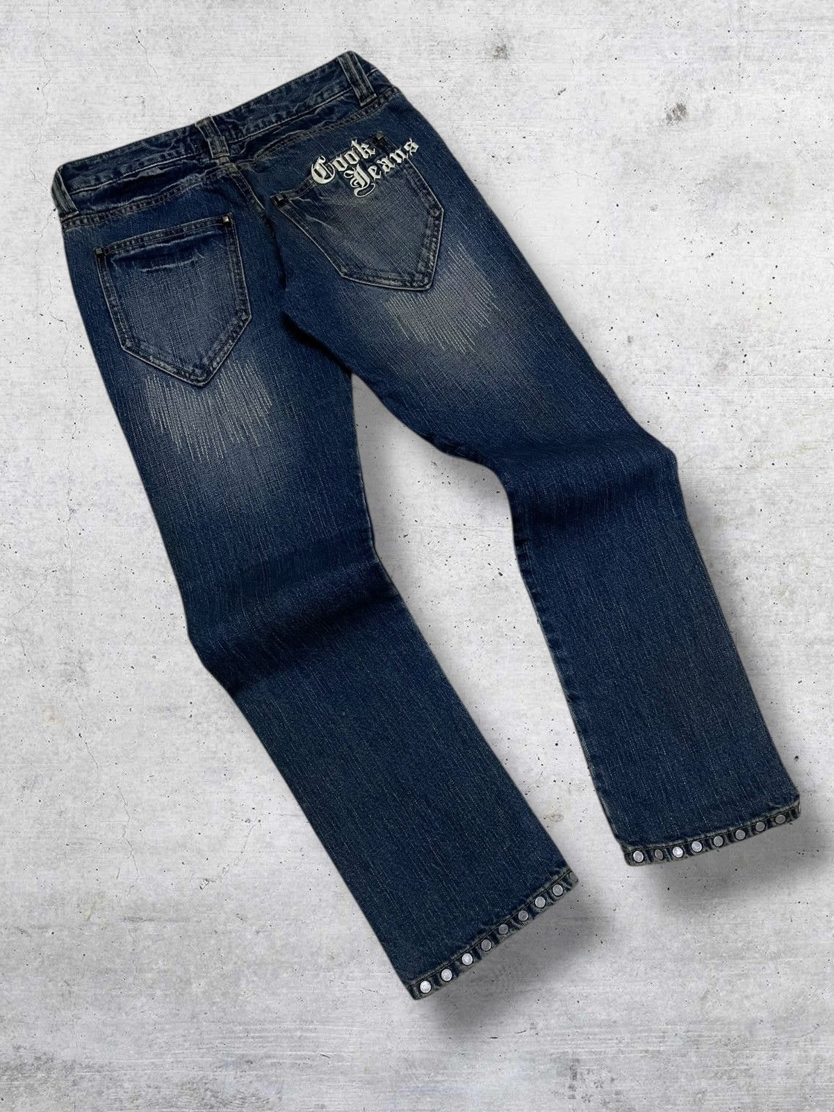 Hysteric Glamour VINTAGE COOK 90S JAPAN DESIGNER SCAB DISTRESSING OG DENIM Size US 26 / EU 42 - 9 Thumbnail