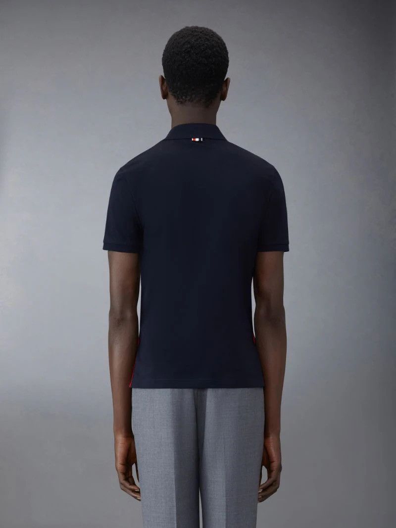 Thom Browne Thom Browne - Pique Pocket Polo Size US S / EU 44-46 / 1 - 12 Thumbnail