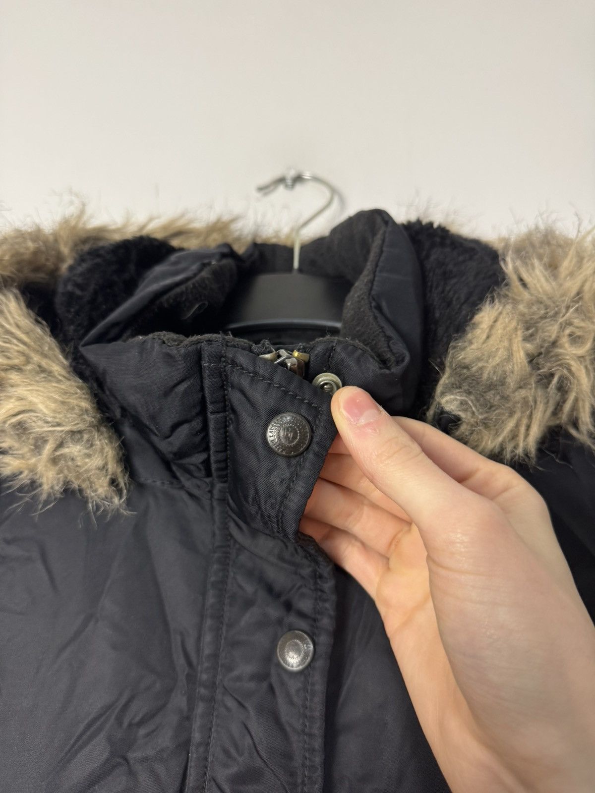 Ralph Lauren Vintage Ralph Lauren Fur Hood Down Jacket Jeans Co 00s Size S / US 4 / IT 40 - 6 Thumbnail