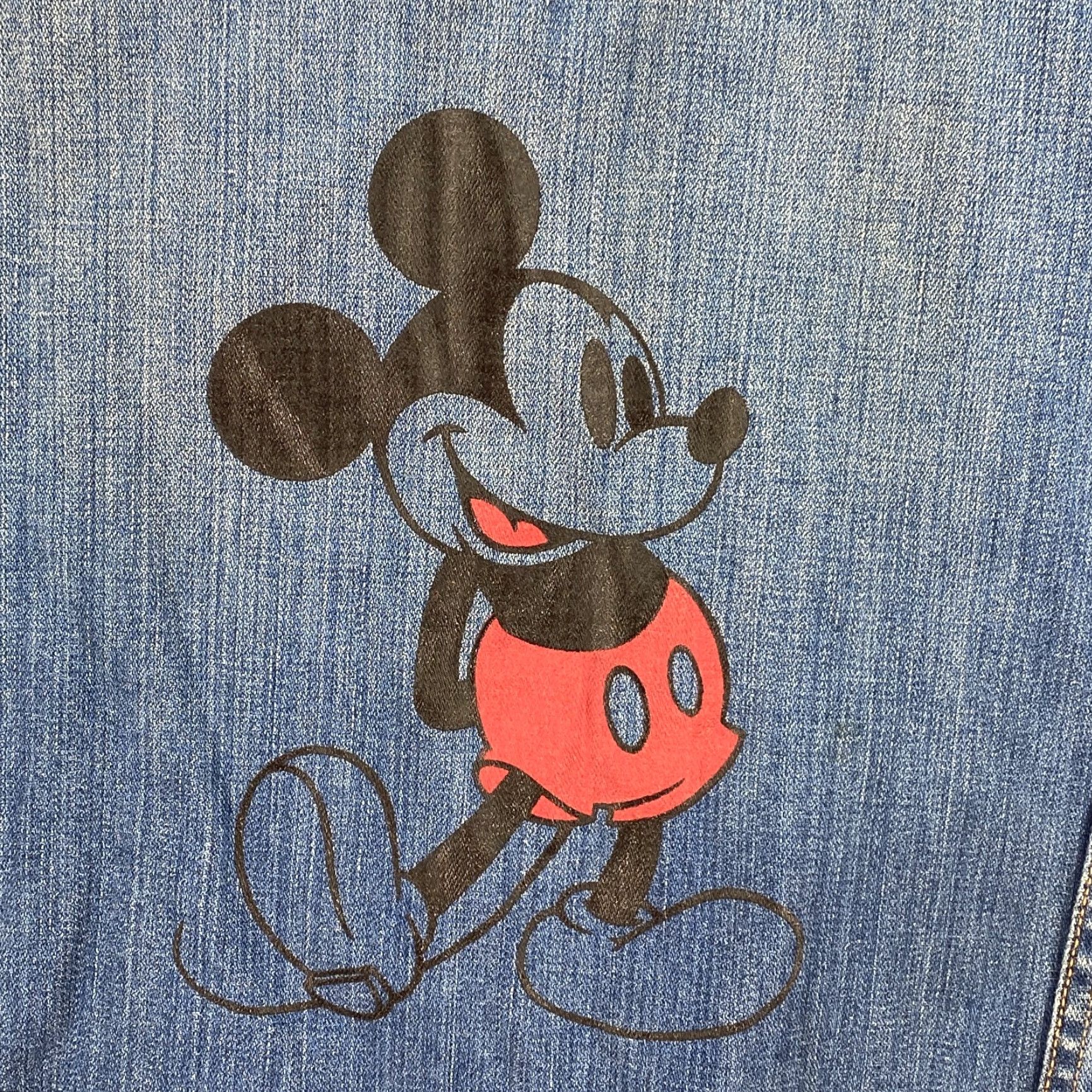 Disney Walt Disney World Embroidered Mickey Mouse Blue Denim Jacket Adult Size XL Size XL / US 12-14 / IT 48-50 - 3 Thumbnail