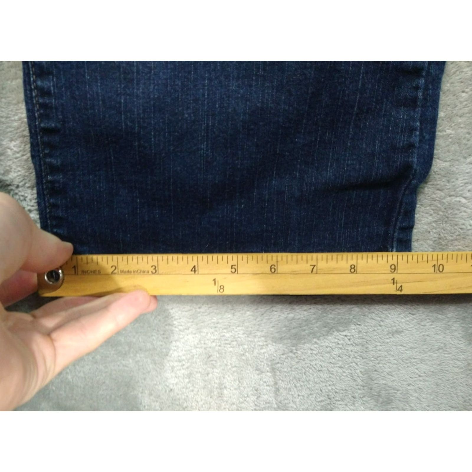 Levi's Levi's Jeans Adult 12 Blue Denim 512 Slim Bootcut 5-Pocket Womens Size 34" / US 12 / IT 48 - 6 Thumbnail