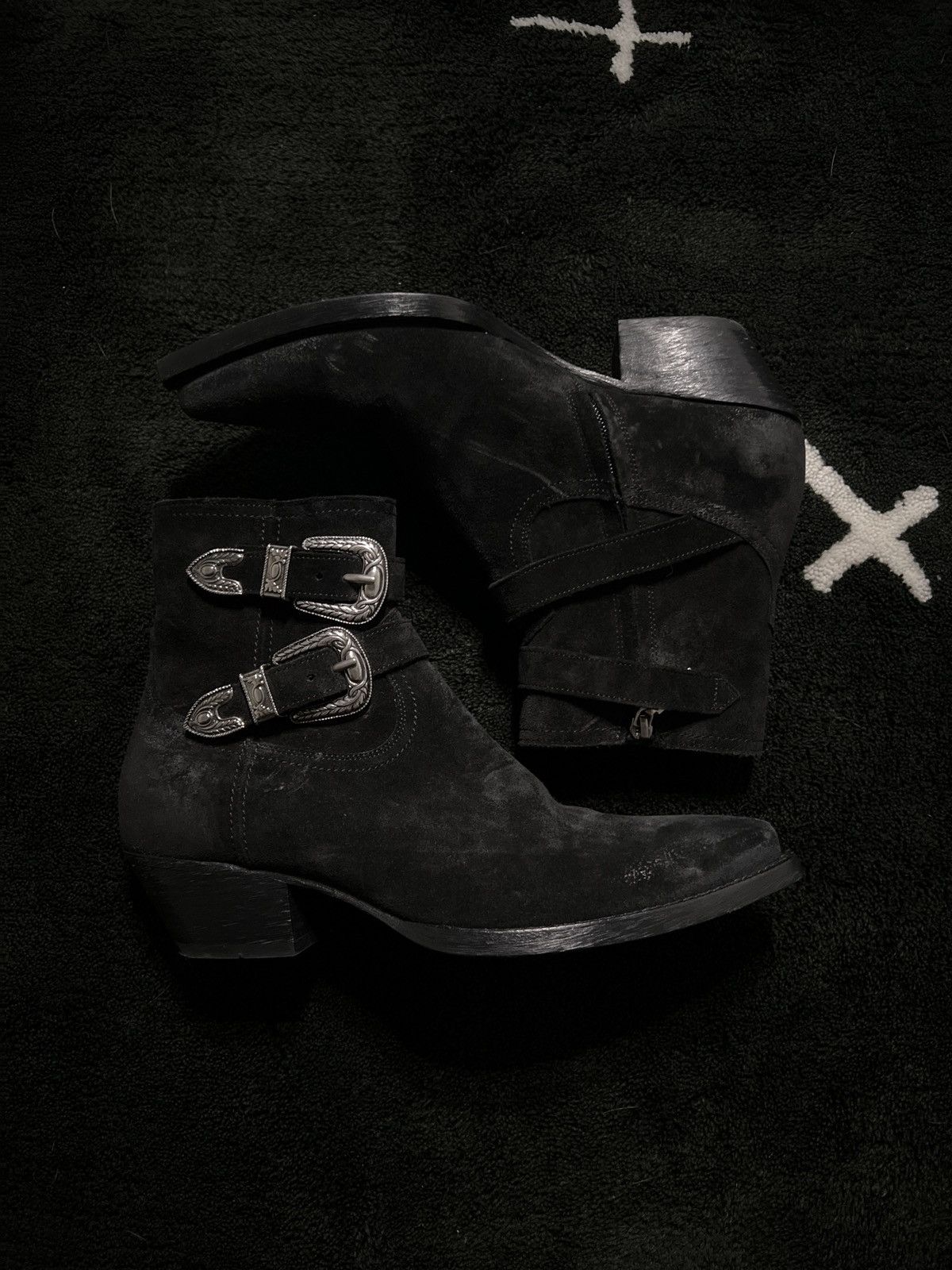 Saint Laurent Paris FW19 - Lukas Buckle Boots Size US 9 / EU 42 - 1 Thumbnail