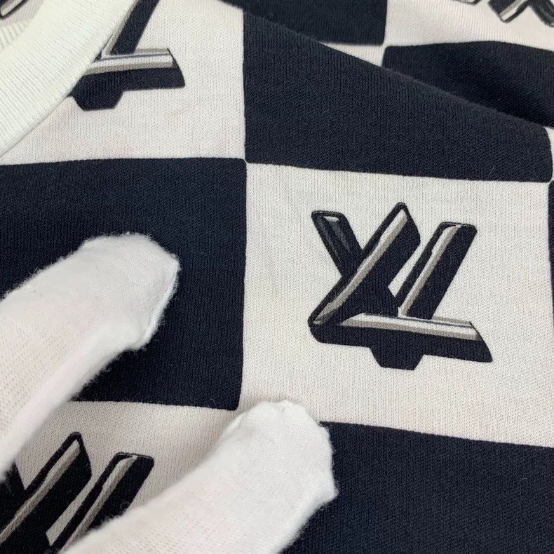 Louis Vuitton Louis Vuitton Color-block checkerboard monogrammed cotton Size US S / EU 44-46 / 1 - 9 Thumbnail