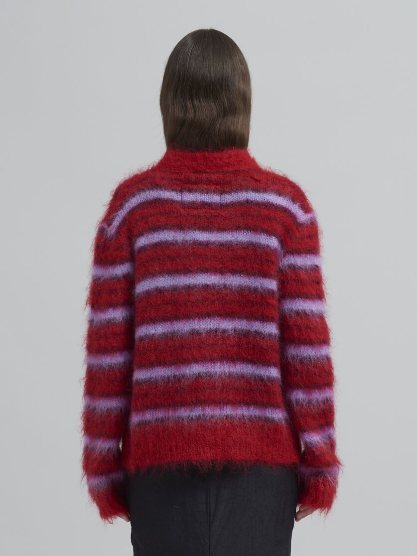 o1srvl11e0624 Mohair Sweater in Red