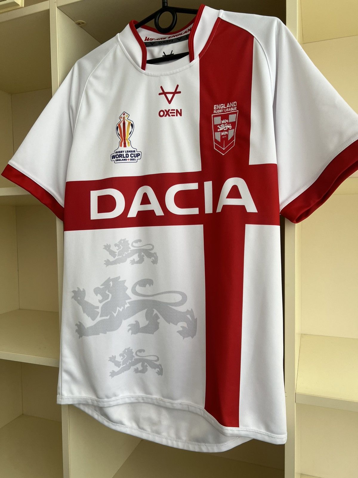 Other UK England Rugby League Team Shirt oXen Jersey Rugby World Cup Size US S / EU 44-46 / 1 - 2 Thumbnail