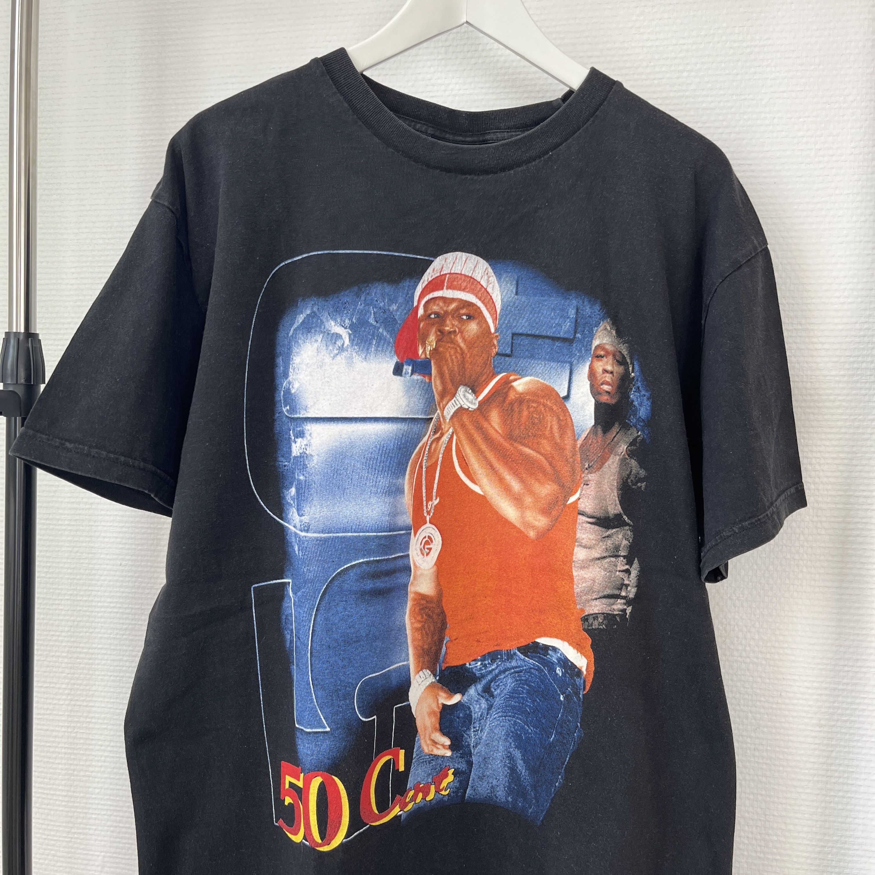 Rap Tees Rare Late 90s Made in USA 50 Cent G Unit Rap Tee Size US XL / EU 56 / 4 - 1 Thumbnail