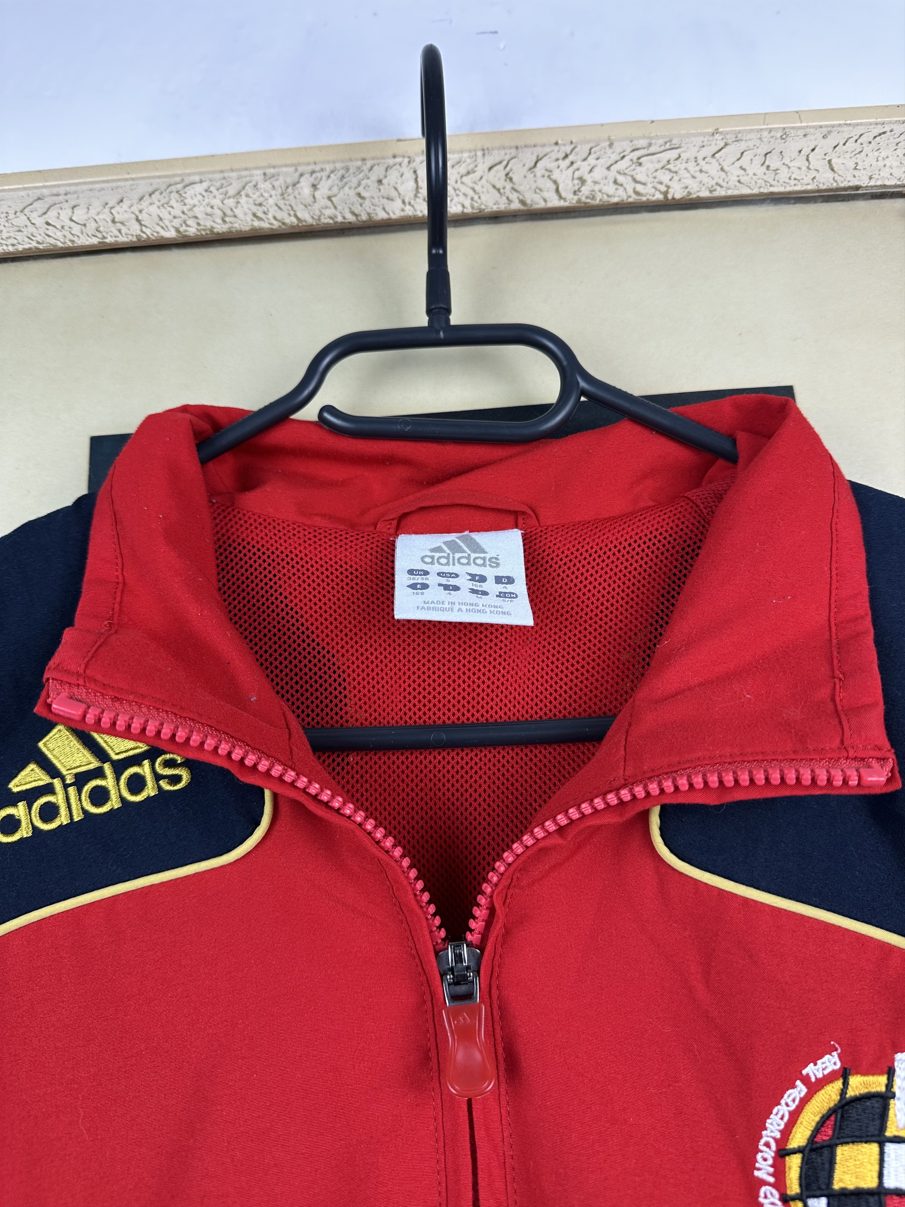 Adidas × Vintage Vintage Adidas Spain Football Jacket Soccer Track Top Rare Size US S / EU 44-46 / 1 - 4 Thumbnail
