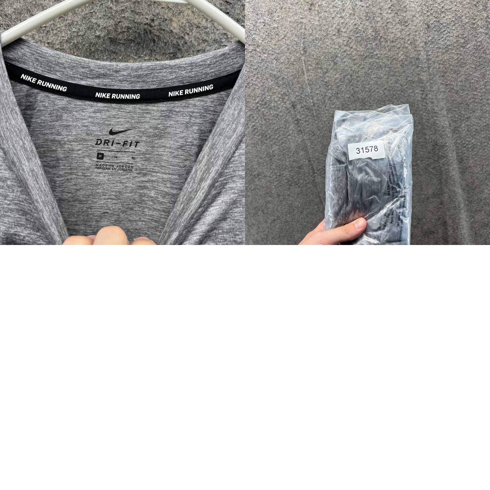 Nike Nike Shirt Mens Medium Gray Long Sleeve Lightweight Running Dri-Fit Gym Size US M / EU 48-50 / 2 - 9 Thumbnail