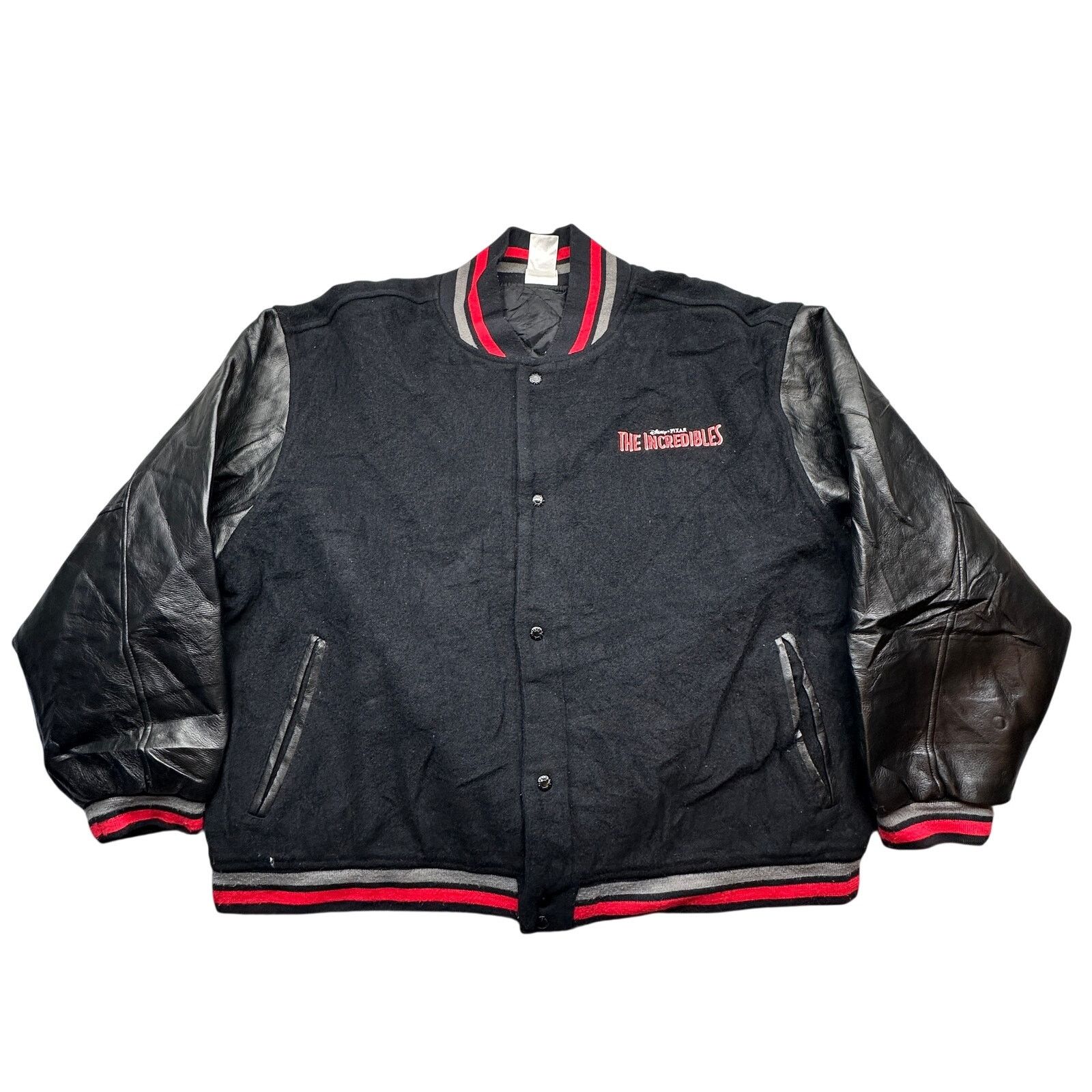 Disney VTG Disney The Incredibles Varsity Jacket XL PATCHED HOLE Size US XL / EU 56 / 4 - 2 Thumbnail