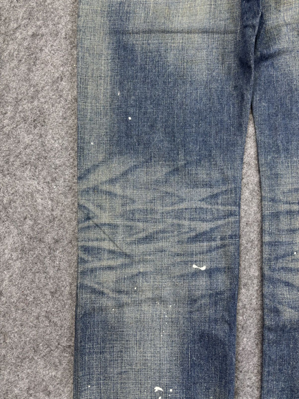 Japanese Brand 💥Sick💥Back Number Patchwork Paint Splatter Denim F864 Size US 34 / EU 50 - 13 Thumbnail