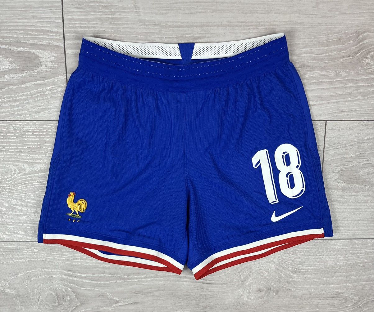 Nike Nike France 2025 #18 Nkunku Soccer Player Issue Match Shorts Size US 32 / EU 48 - 1 Thumbnail