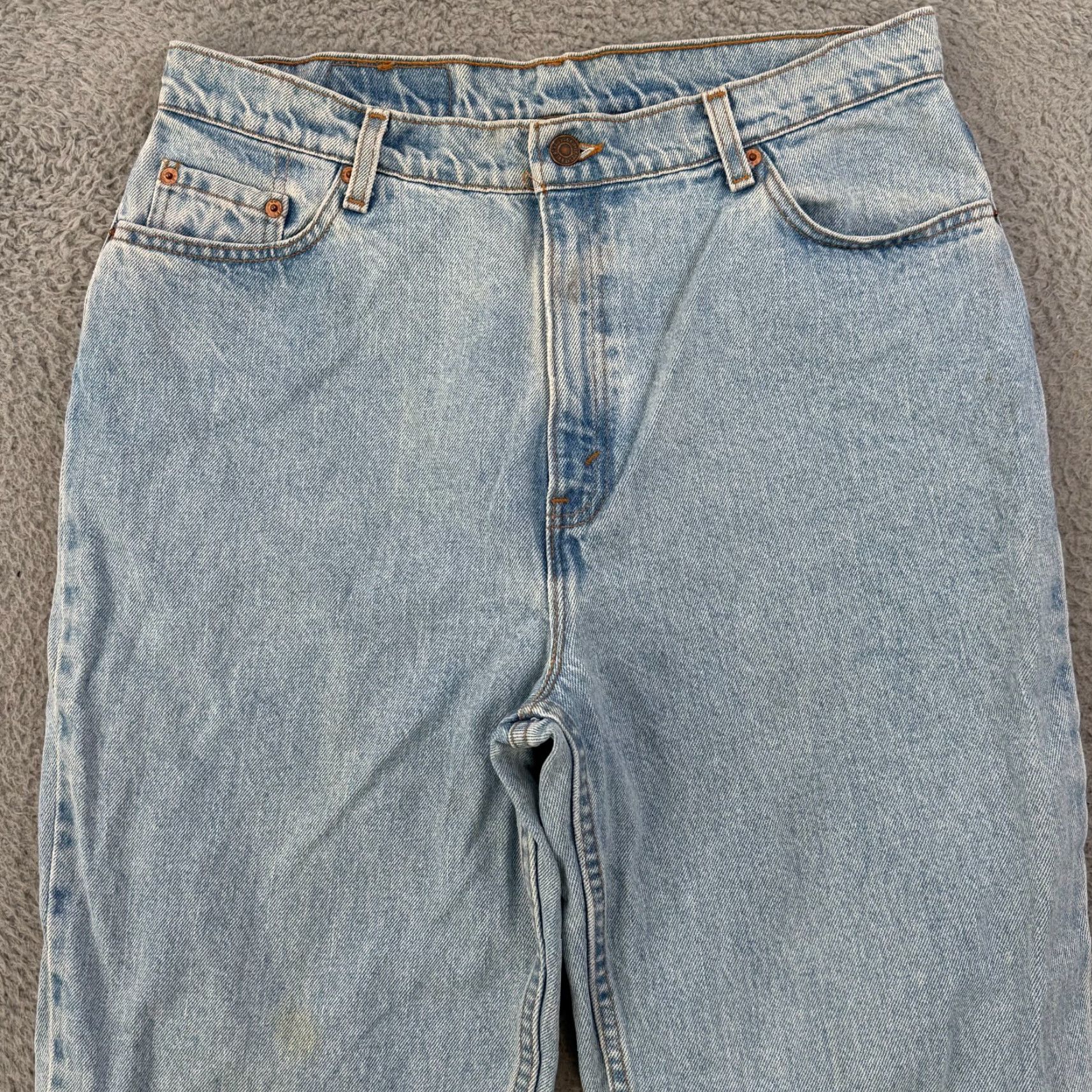 Levi's VINTAGE Levi's 550 Jeans Womens 16 Blue Tapered Leg 90s Relaxed Fit 34x31 Denim Size 38" / US 16 / IT 52 - 5 Thumbnail