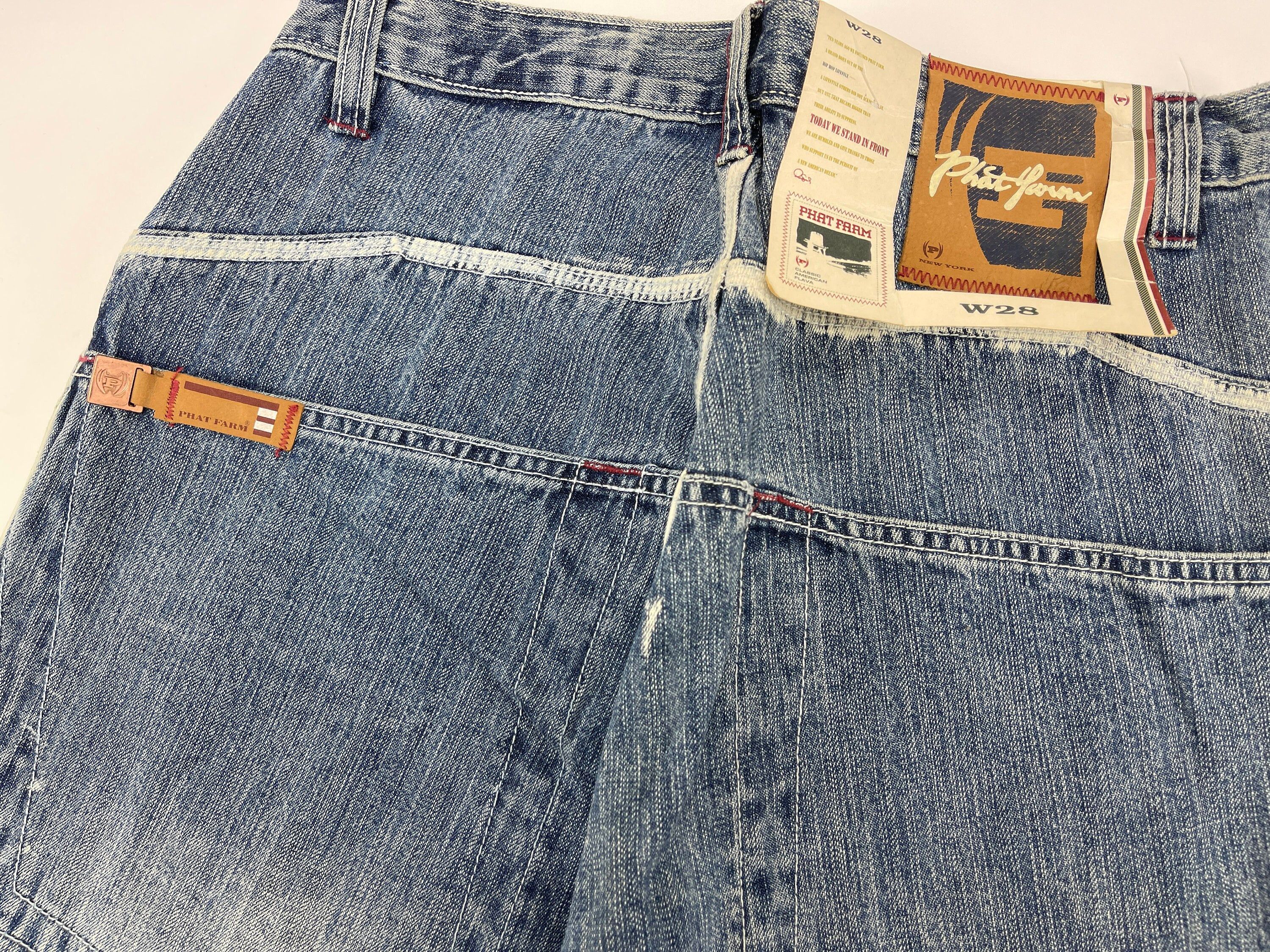 Phat Farm Phat Farm jeans, vintage, 90s hip hop, baggy jeans, 1990s 28 Size US 28 / EU 44 - 6 Thumbnail