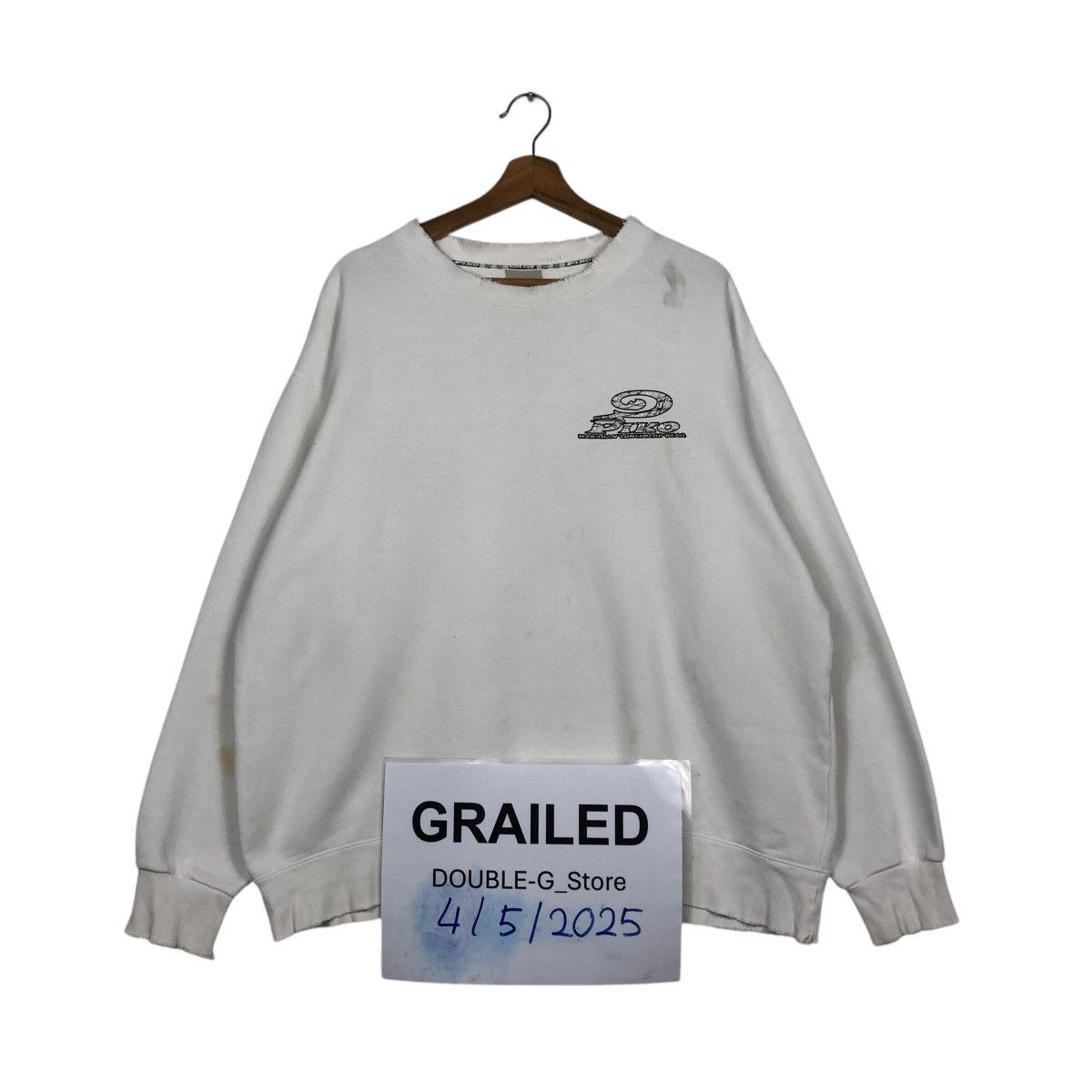 Japanese Brand × Vintage 📌Vintage Sweatshirt Crewneck Piko Hawaiian Longboard Wear Size US XL / EU 56 / 4 - 1 Thumbnail