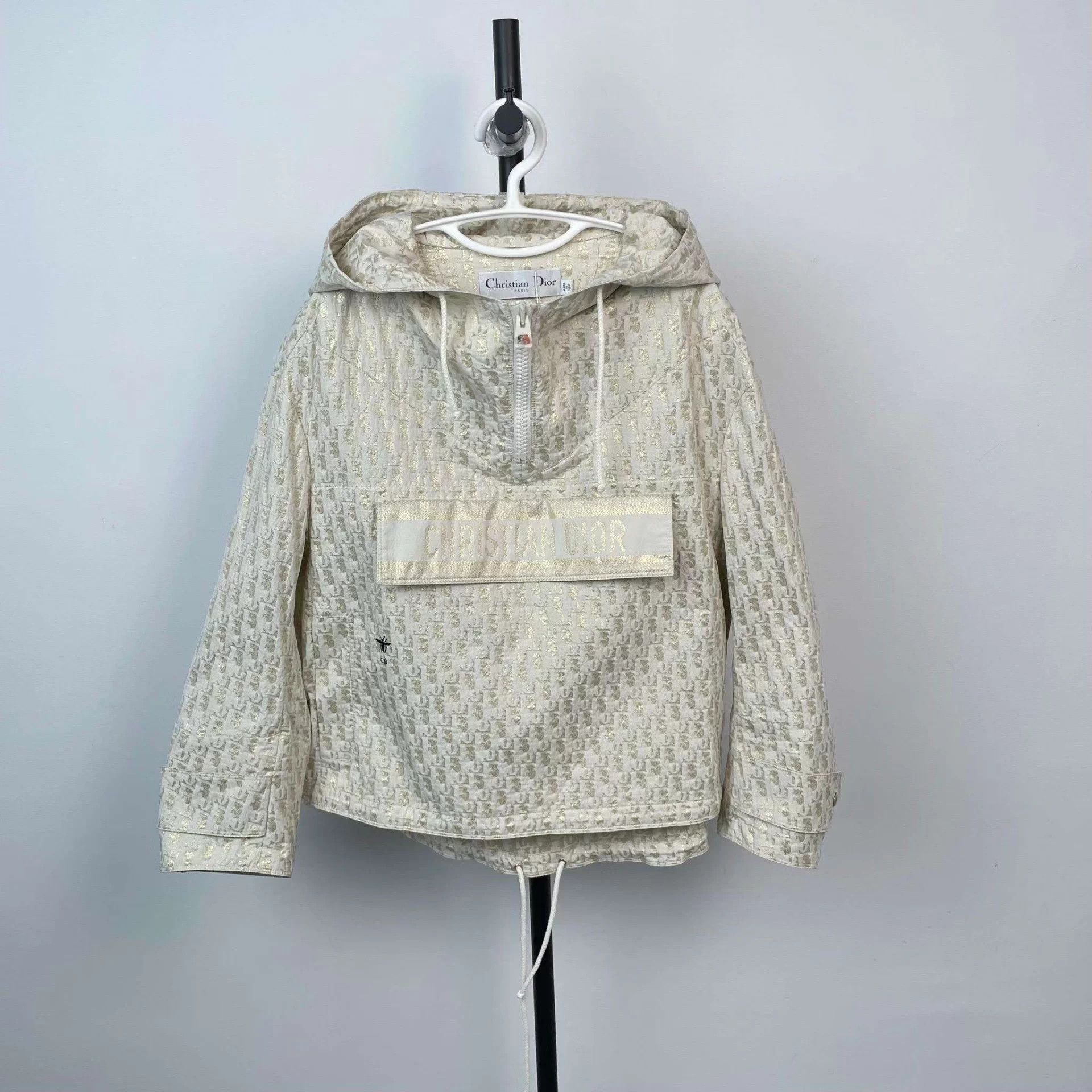Dior Dior champagne Dior Oblique half-zip jacket Size XS / US 0-2 / IT 36-38 - 1 Thumbnail