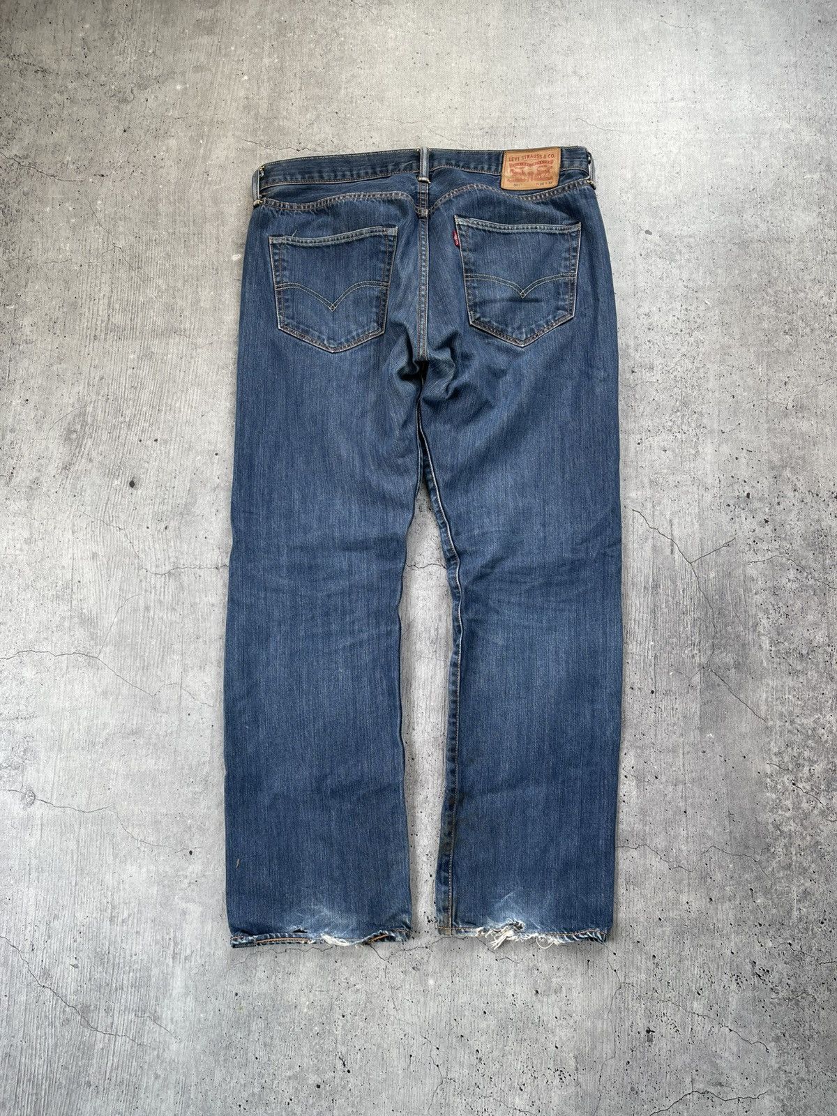 Jean × Levi's × Vintage Jeans LEVIS 501 Vintage Wash Blue Denim 90s Size US 36 / EU 52 - 1 Thumbnail