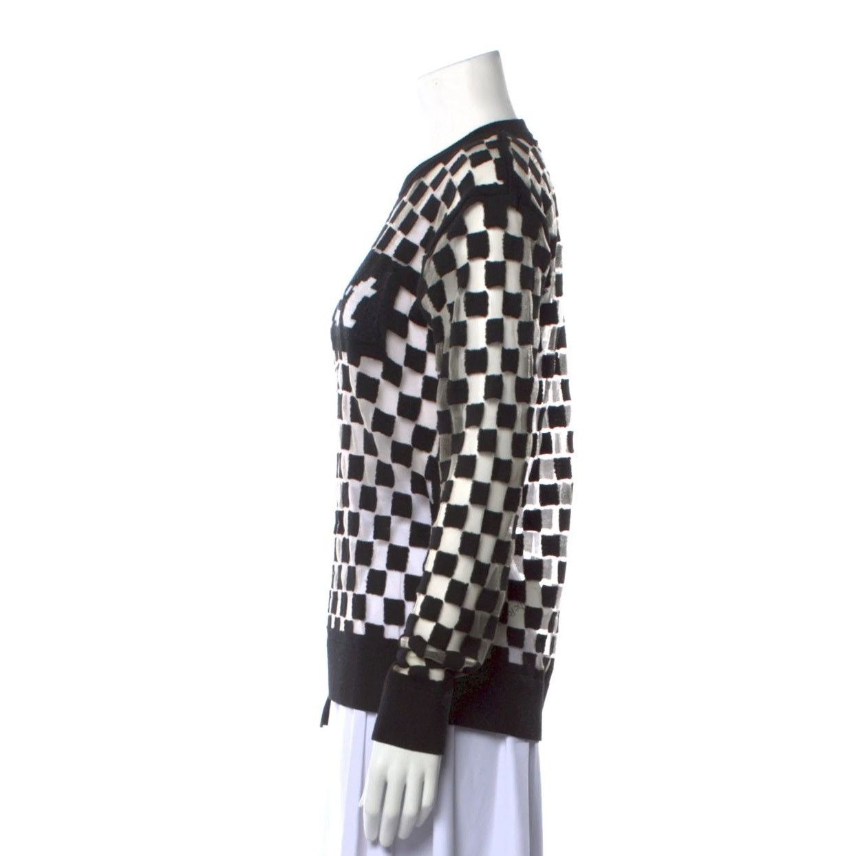 Alexander Wang ALEXANDER WANG Printed Crew Neck Sweater Size: XS Size XS / US 0-2 / IT 36-38 - 3 Thumbnail