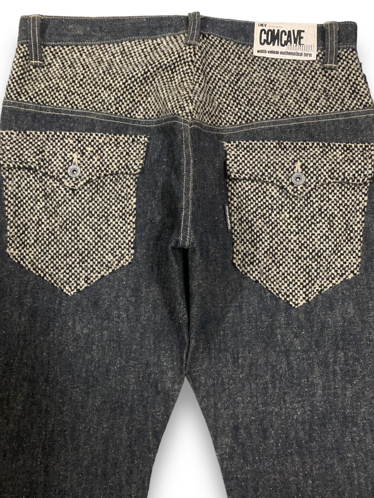 Kapital Japanese Brand CNCV Concave Attempt Faded Jeans like Kapital Size US 33 - 11 Thumbnail