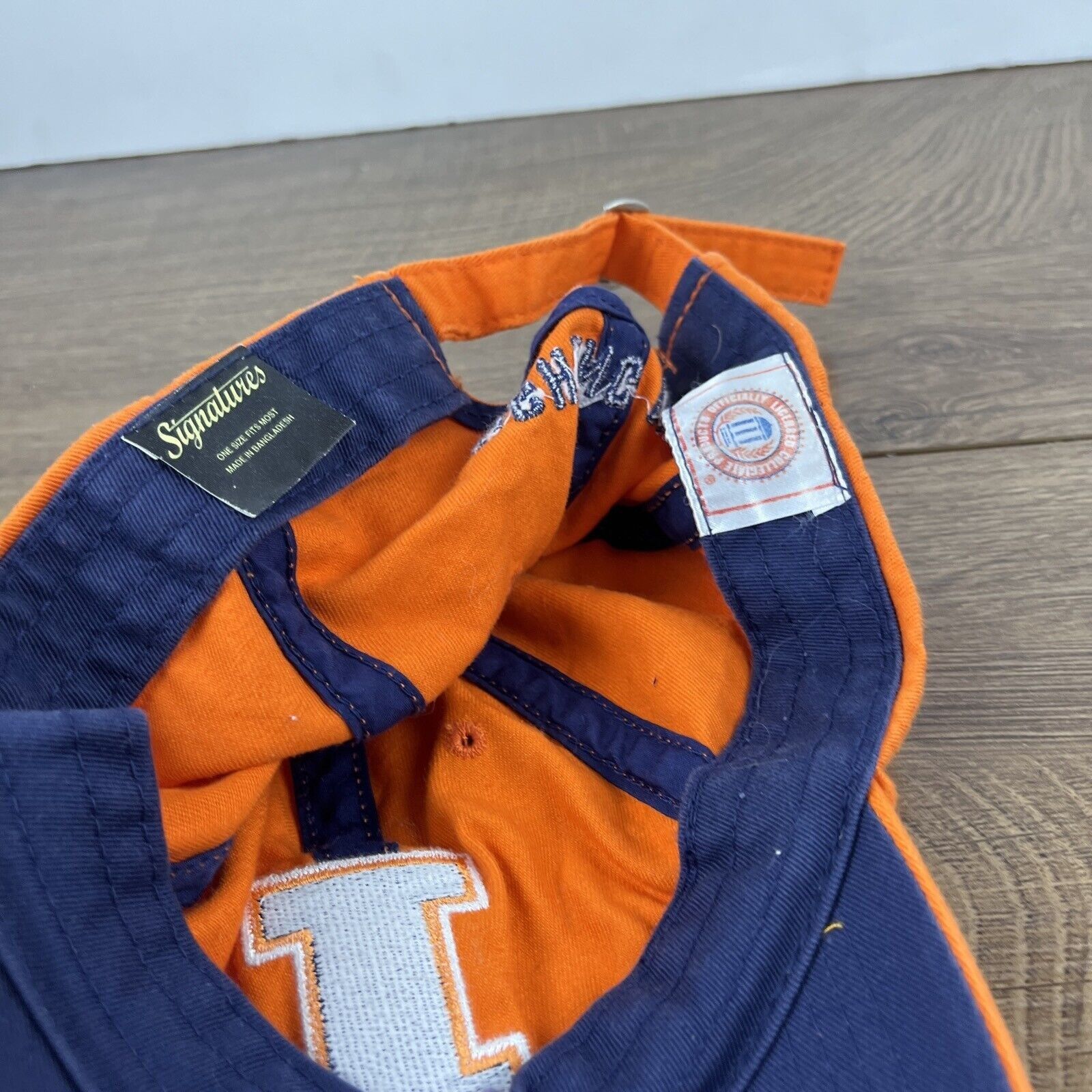 Other Illinois Fighting Illini Hat Orange Adjustable Hat Adjustabl Size ONE SIZE - 17 Thumbnail