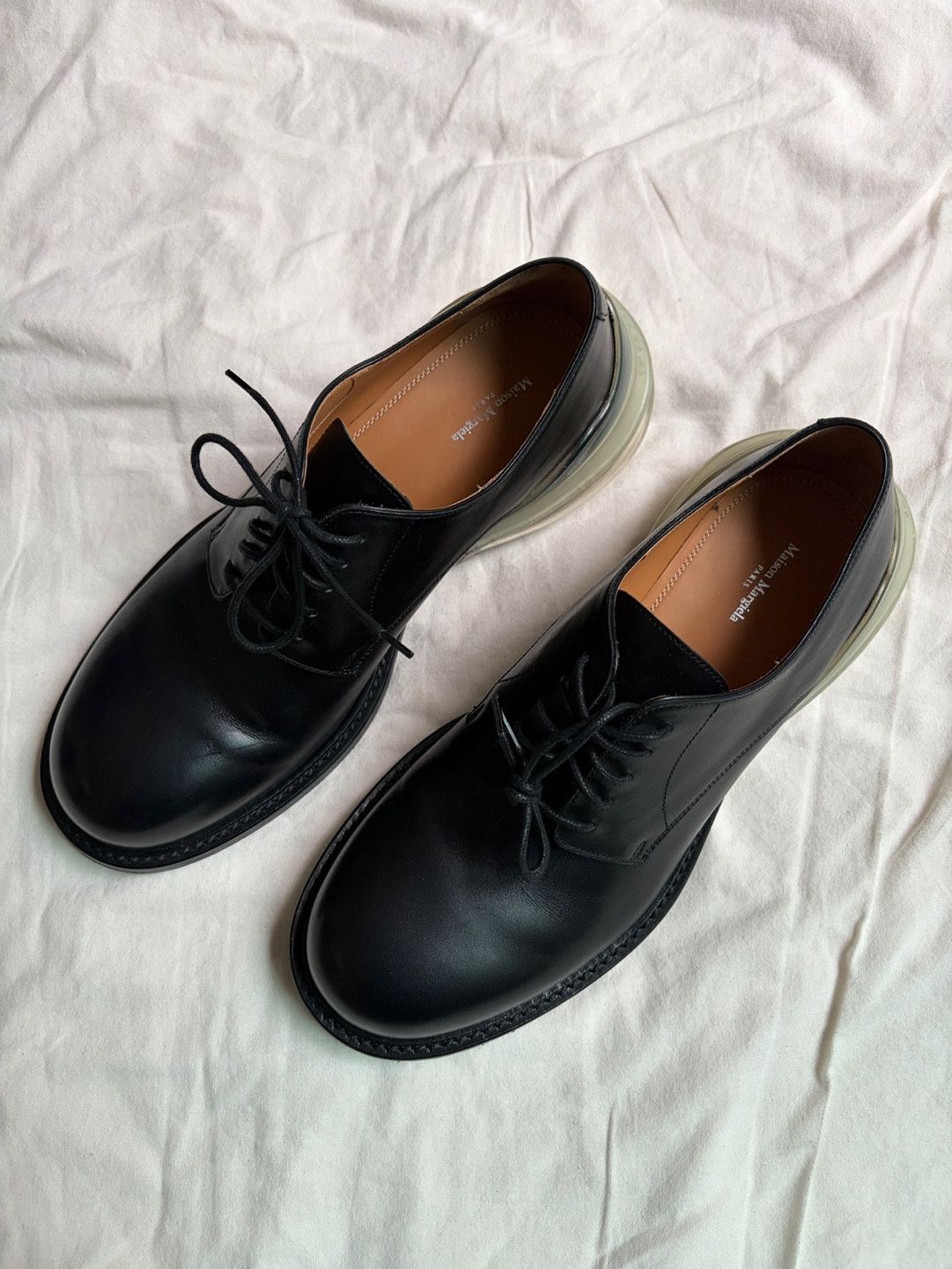 Maison Margiela Maison Margiela Airbag Heel Leather Shoes MM6 22 lace up Size US 9 / EU 42 - 6 Thumbnail