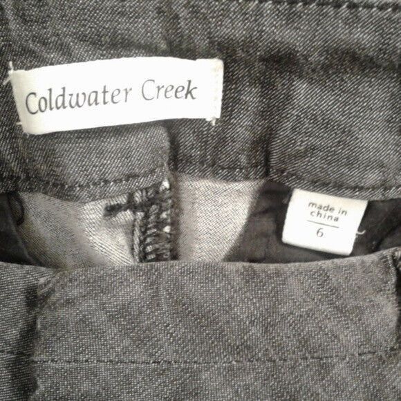 Coldwater Creek Coldwater Creek 6 denim black jeans Stretch Boot cut Size 28" / US 6 / IT 42 - 7 Thumbnail