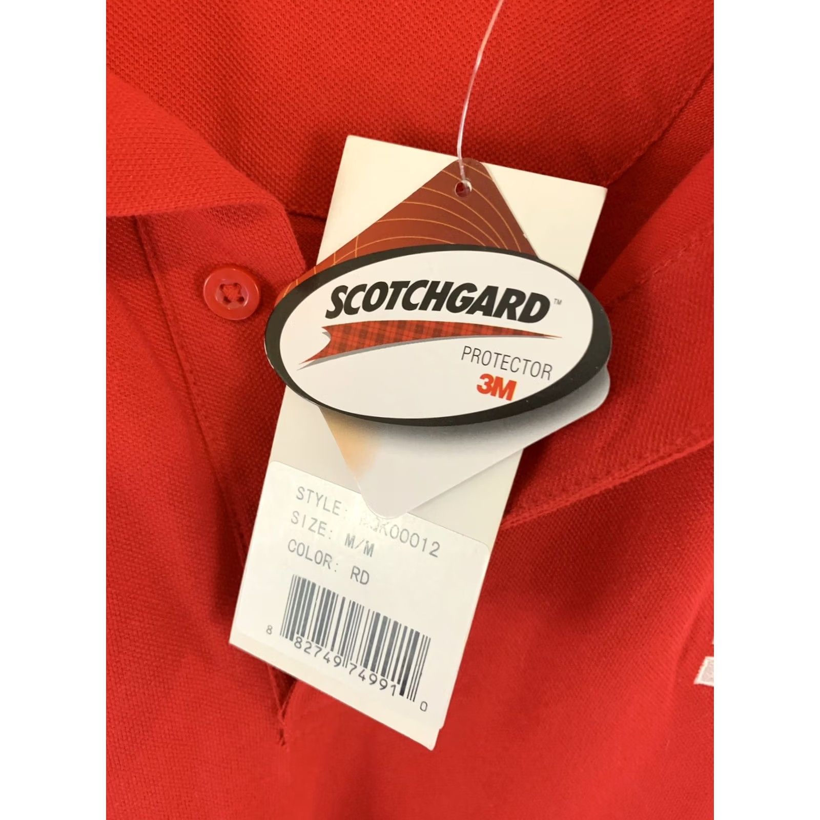 Vintage Clique Long Sleeve Rugby Polo Shirt Men M Red Size US M / EU 48-50 / 2 - 3 Thumbnail