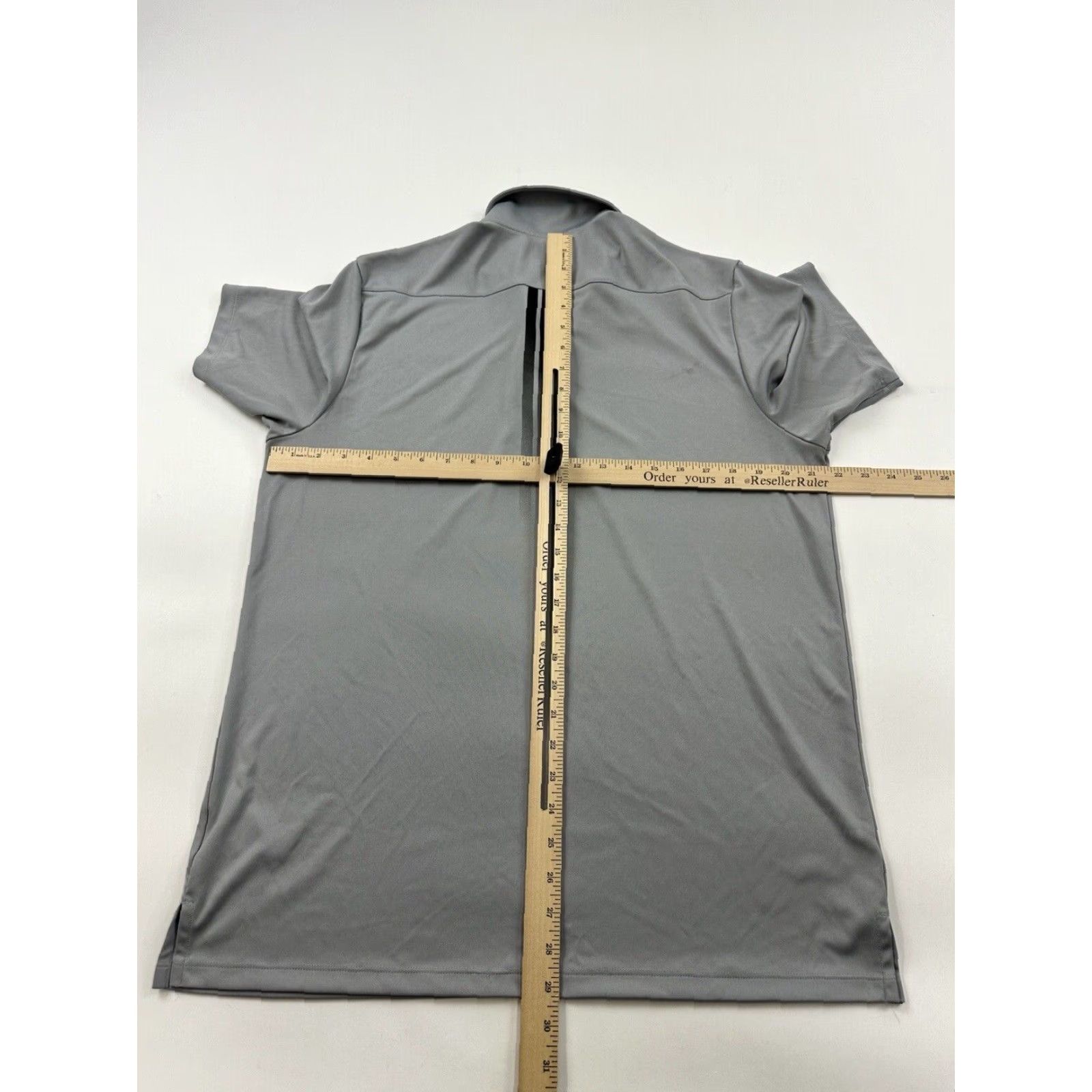 Adidas Adidas Shirt Mens Large Gray Golf Polo Pullover Short Sleeve Size US L / EU 52-54 / 3 - 6 Thumbnail