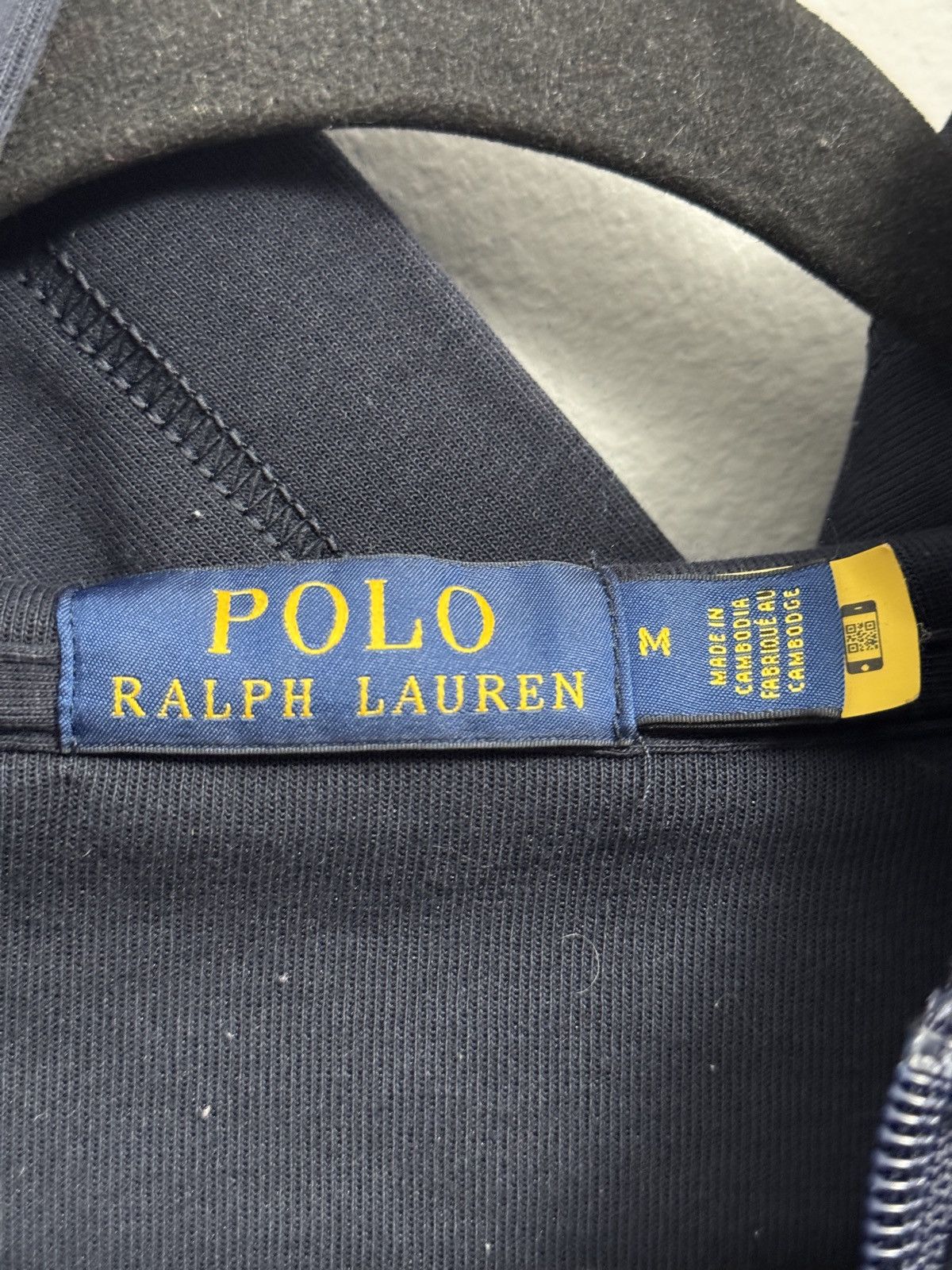 Polo Ralph Lauren Polo Ralph Lauren Fly-Knit Fleece Hoodie (Navy Blue) Size US M / EU 48-50 / 2 - 4 Thumbnail