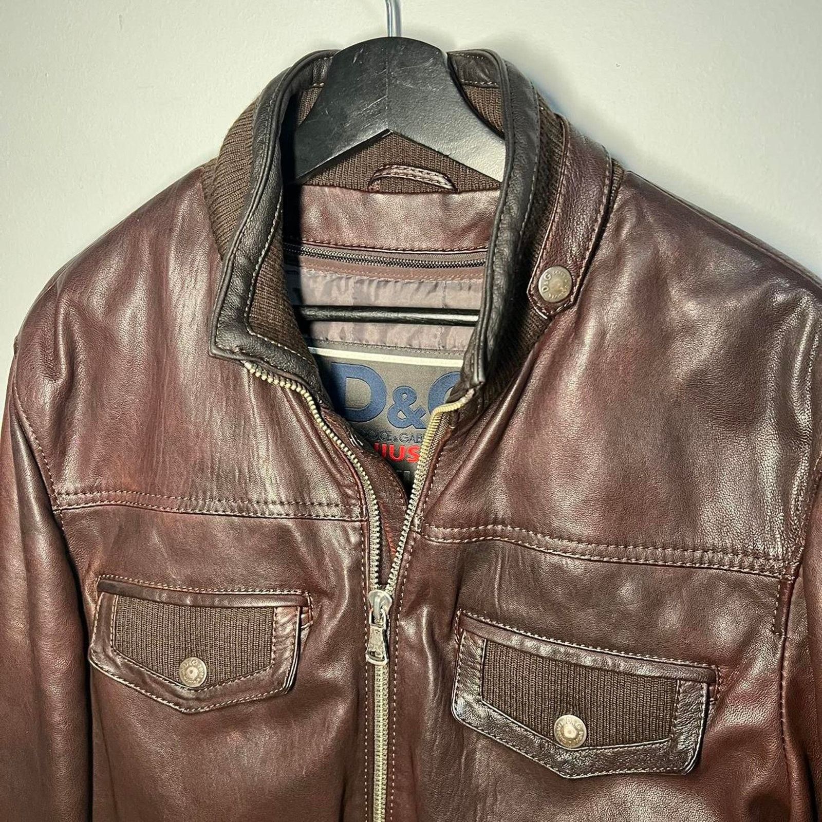 Dolce & Gabbana Dolce gabbana vintage leather Size US L / EU 52-54 / 3 - 3 Thumbnail