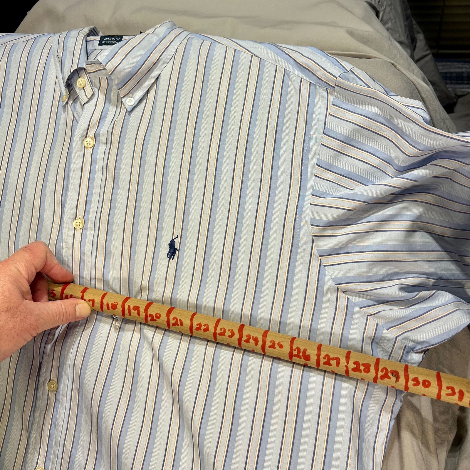 Ralph Lauren Ralph Lauren Button Dress Shirt Yarmouth Men 17 1/2 34/35 Size US XL / EU 56 / 4 - 6 Thumbnail