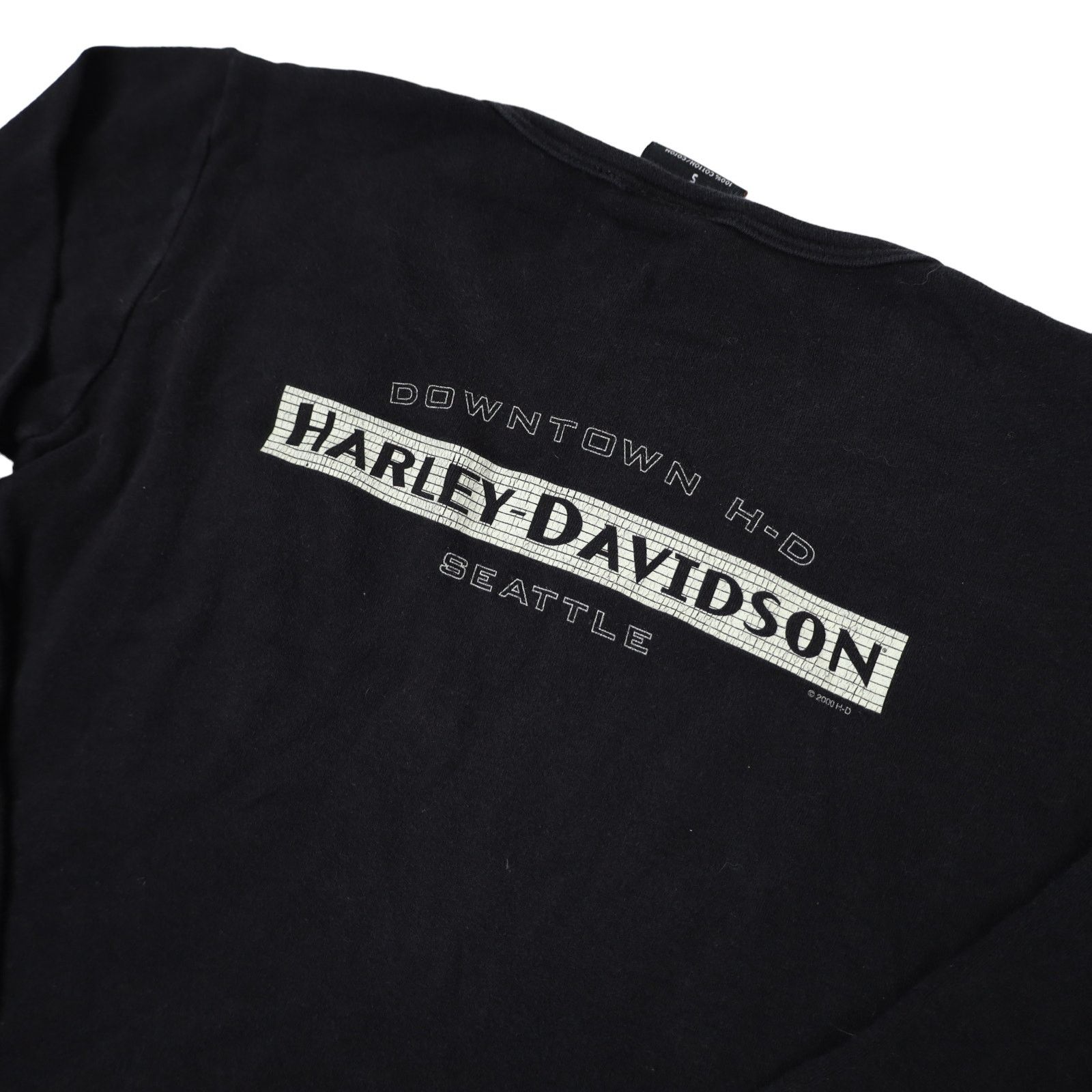 Harley Davidson × Vintage Vintage Harley Davidson Spellout Graphic T Shirt Size S / US 4 / IT 40 - 7 Thumbnail