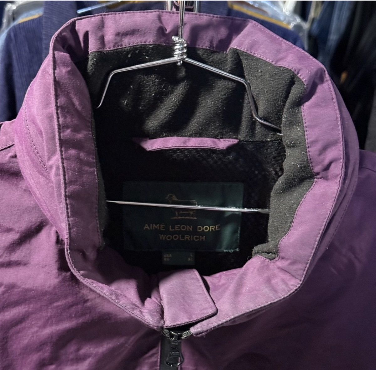 Aime Leon Dore × Woolrich Woolen Mills Aime Leon Dore x Woolrich Mountain Jacket Purple Yellow XL Size US XL / EU 56 / 4 - 3 Thumbnail