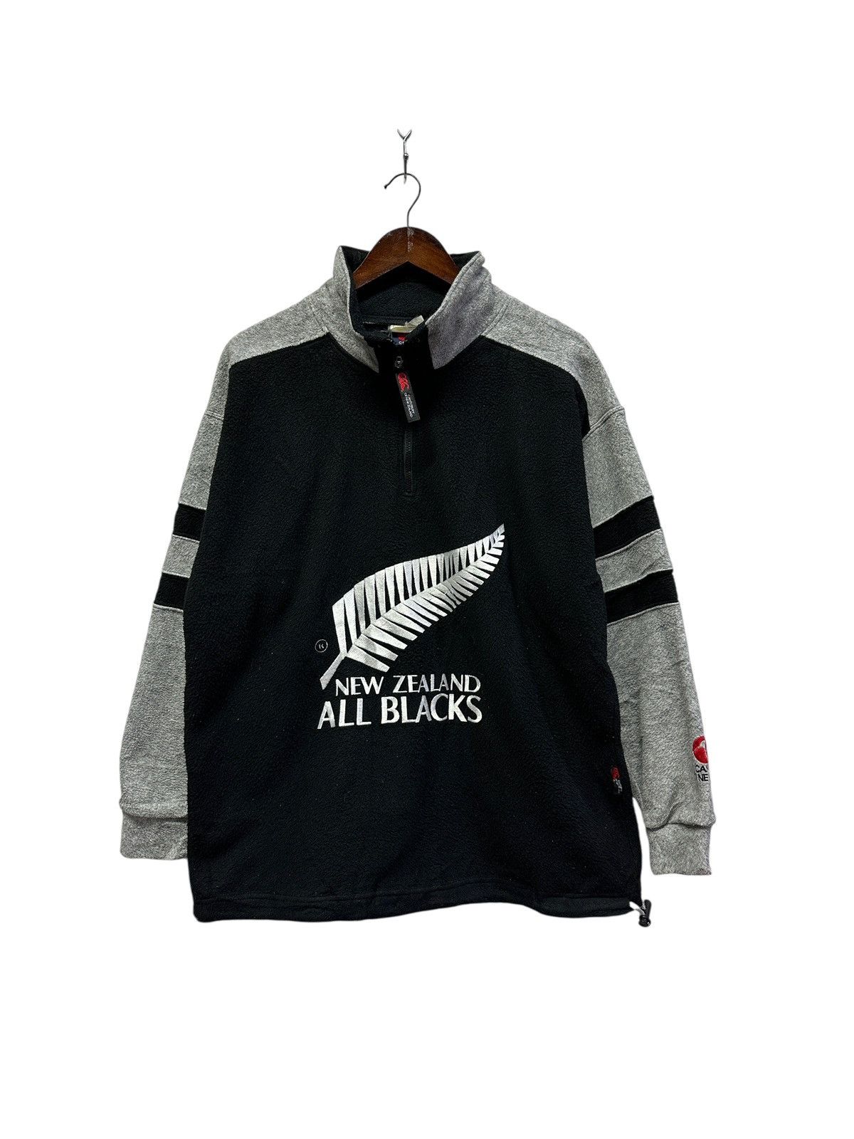 Canterbury of New Zealand 🔥vintage canterbury new zealand all black steinlager fleece Size US M / EU 48-50 / 2 - 1 Thumbnail