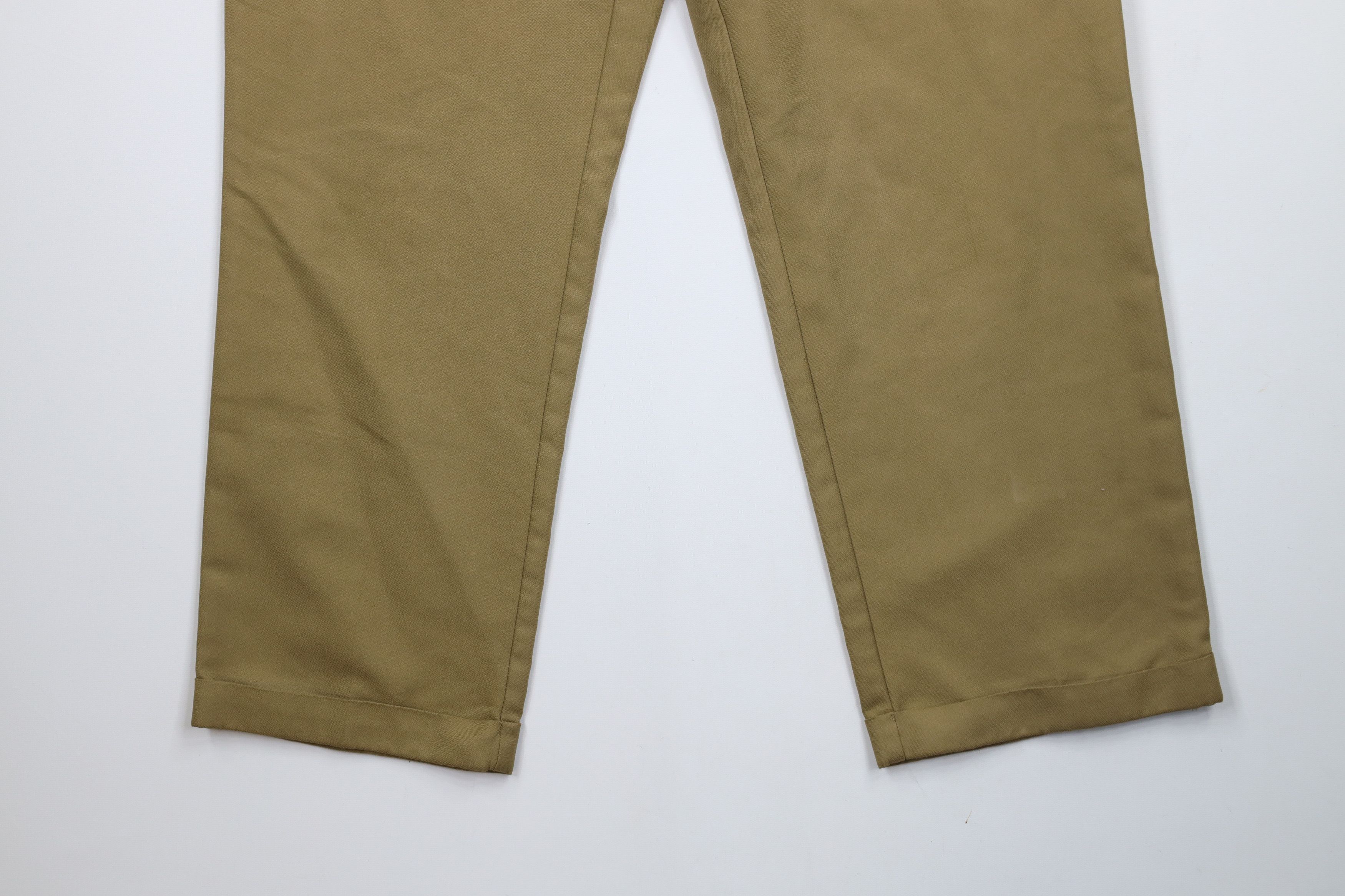 Tommy Hilfiger × Vintage Vintage 90s Tommy Hilfiger Cuffed Wide Leg Chino Pants Brown Size US 30 / EU 46 - 4 Thumbnail