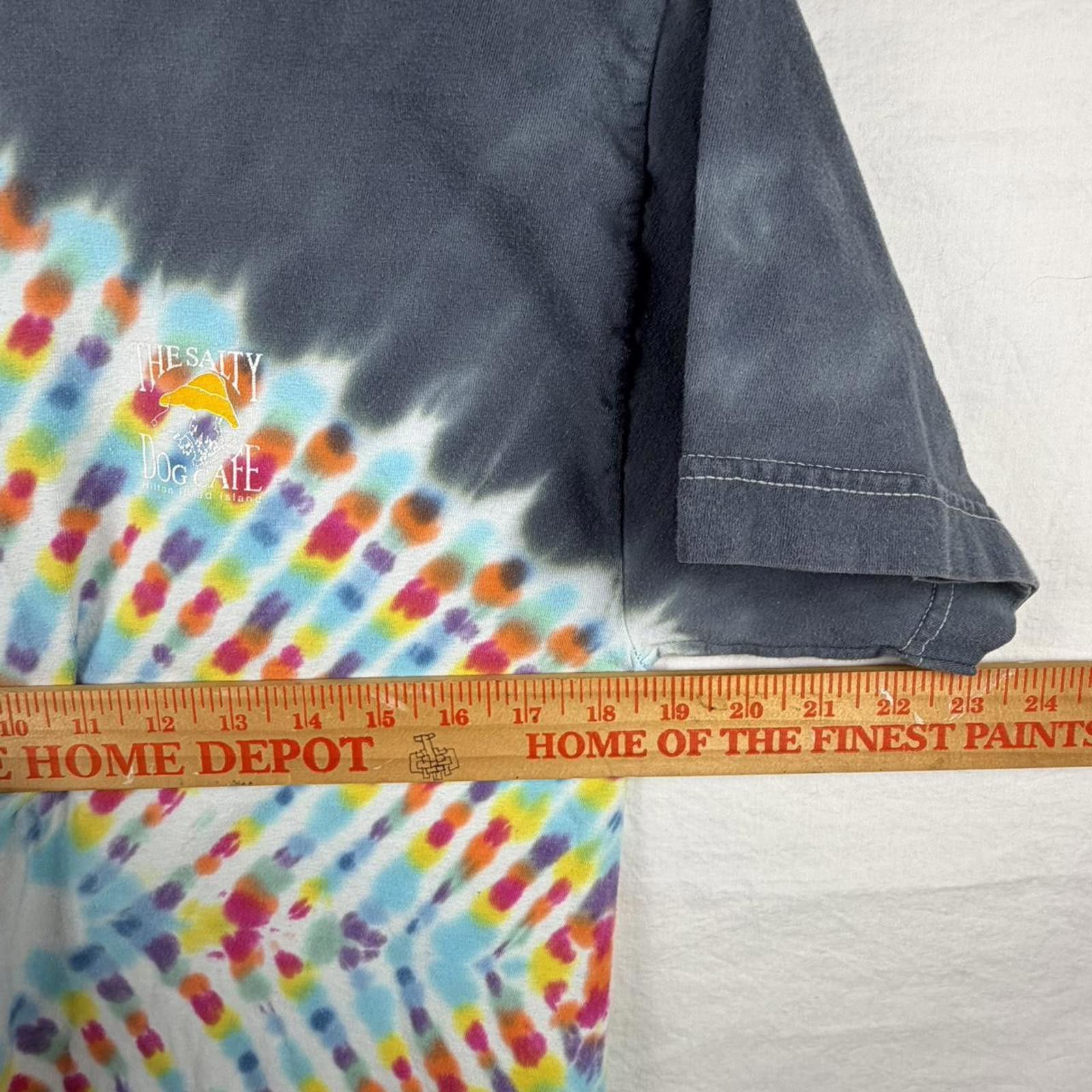 Hanes "The Salty Dog Cafe" Tie-Dye graphic Tee. #tie-dye #summer Size US M / EU 48-50 / 2 - 6 Thumbnail