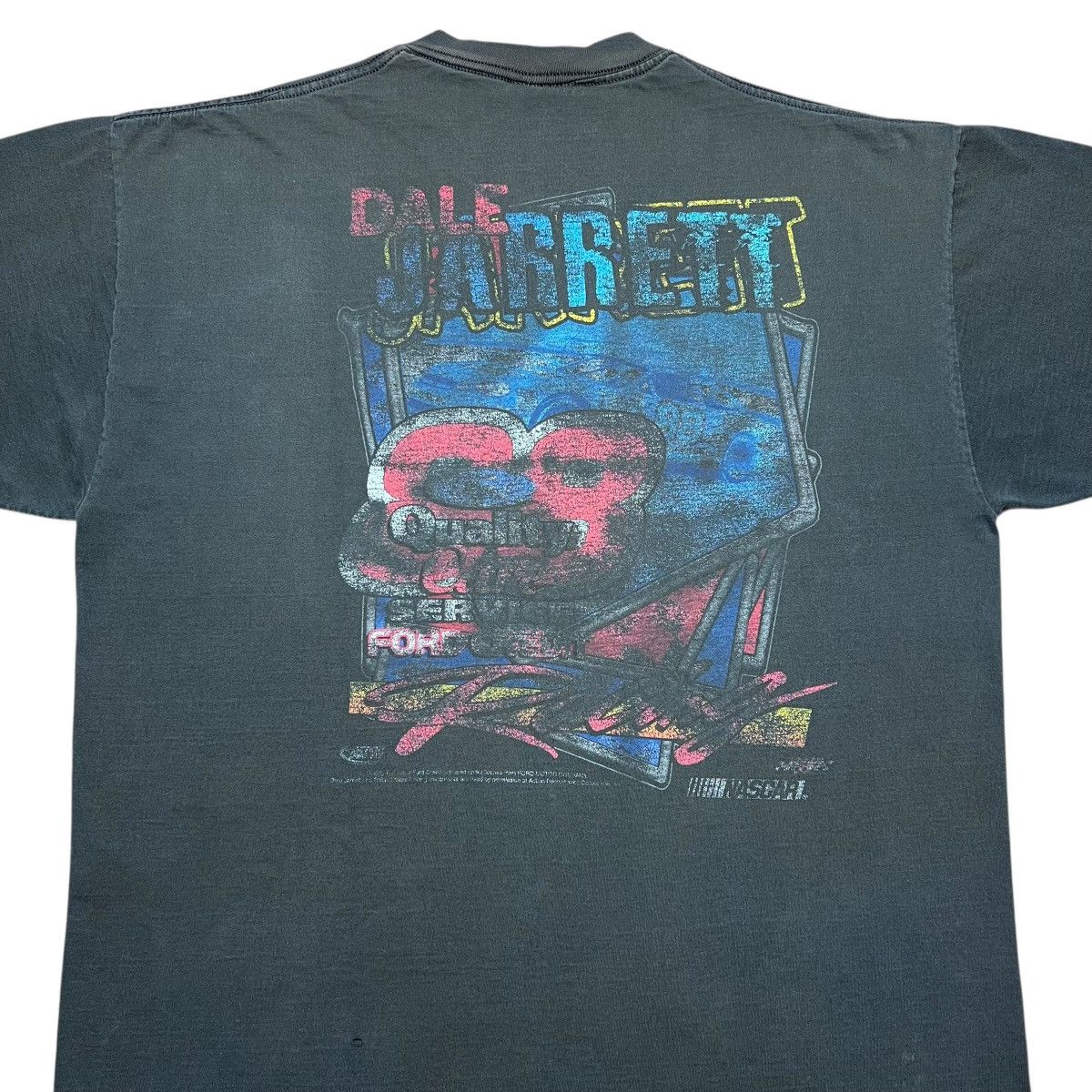 Chase Authentics × NASCAR × Vintage 1990s Nascar Dale Jarrett 88 The Winning Quality Graphic Tee Size US L / EU 52-54 / 3 - 9 Thumbnail